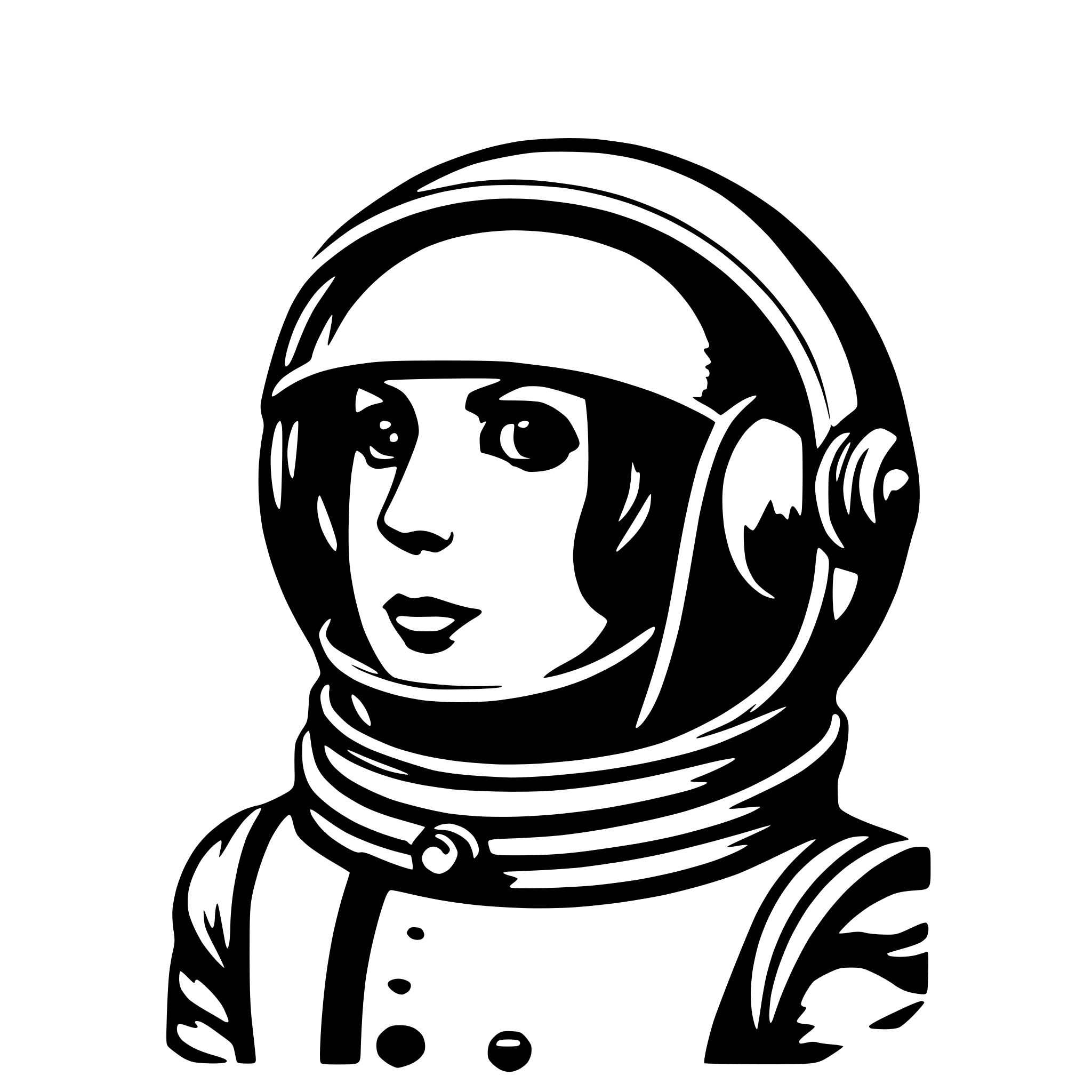 AI-generated SVG of 'svg code for astronat'