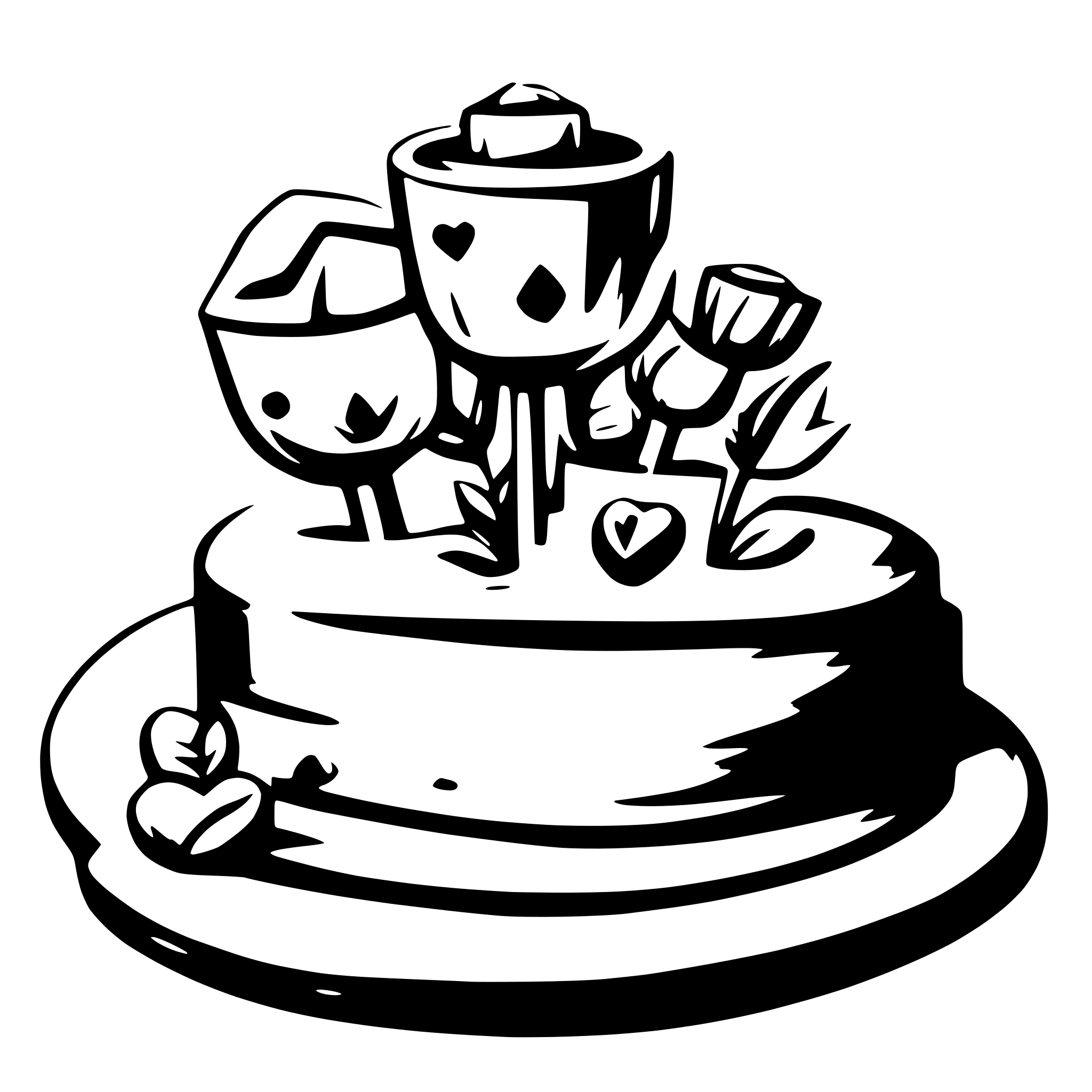 AI-generated SVG of 'cute Valentine’s Day'