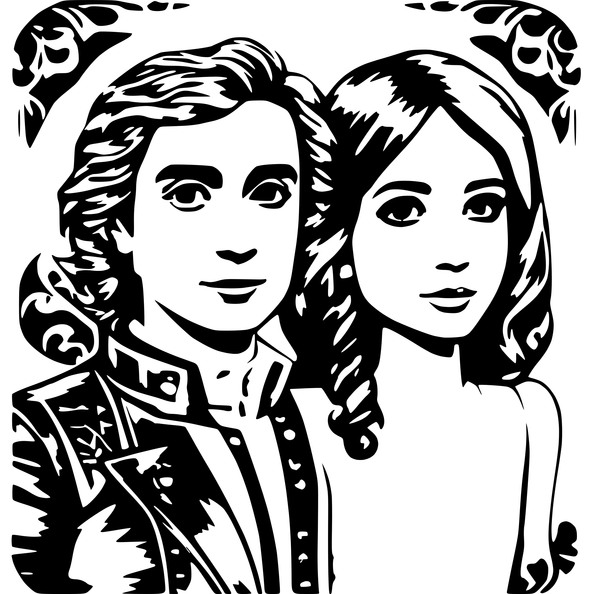 AI-generated SVG of a Edward and ella from Twoghligt