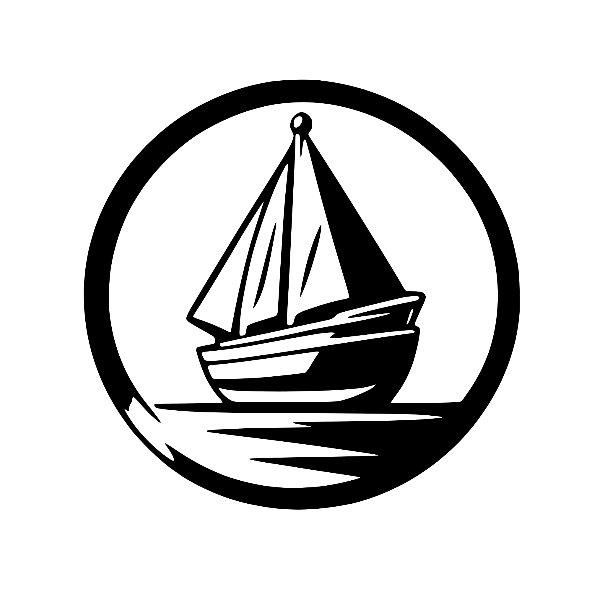 AI-generated SVG of 'abstract ship sailing forward'