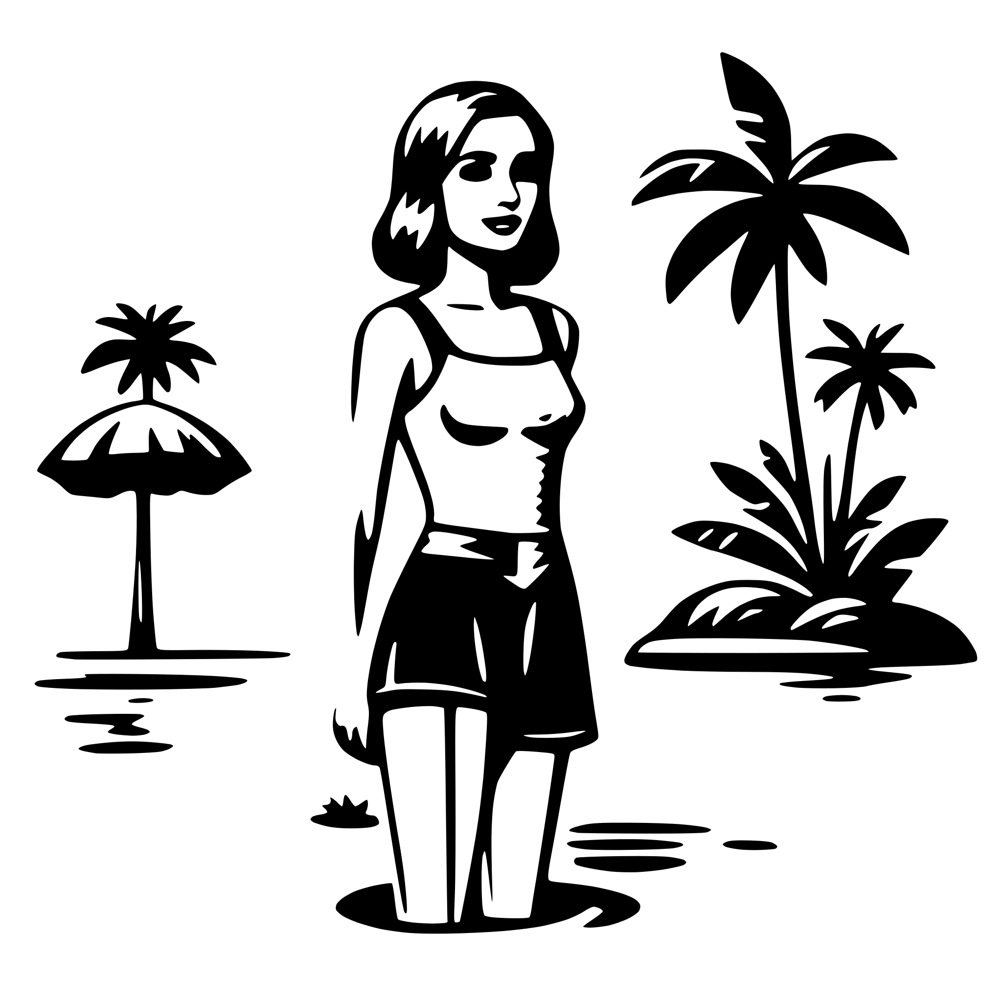 AI-generated SVG of a swimwear