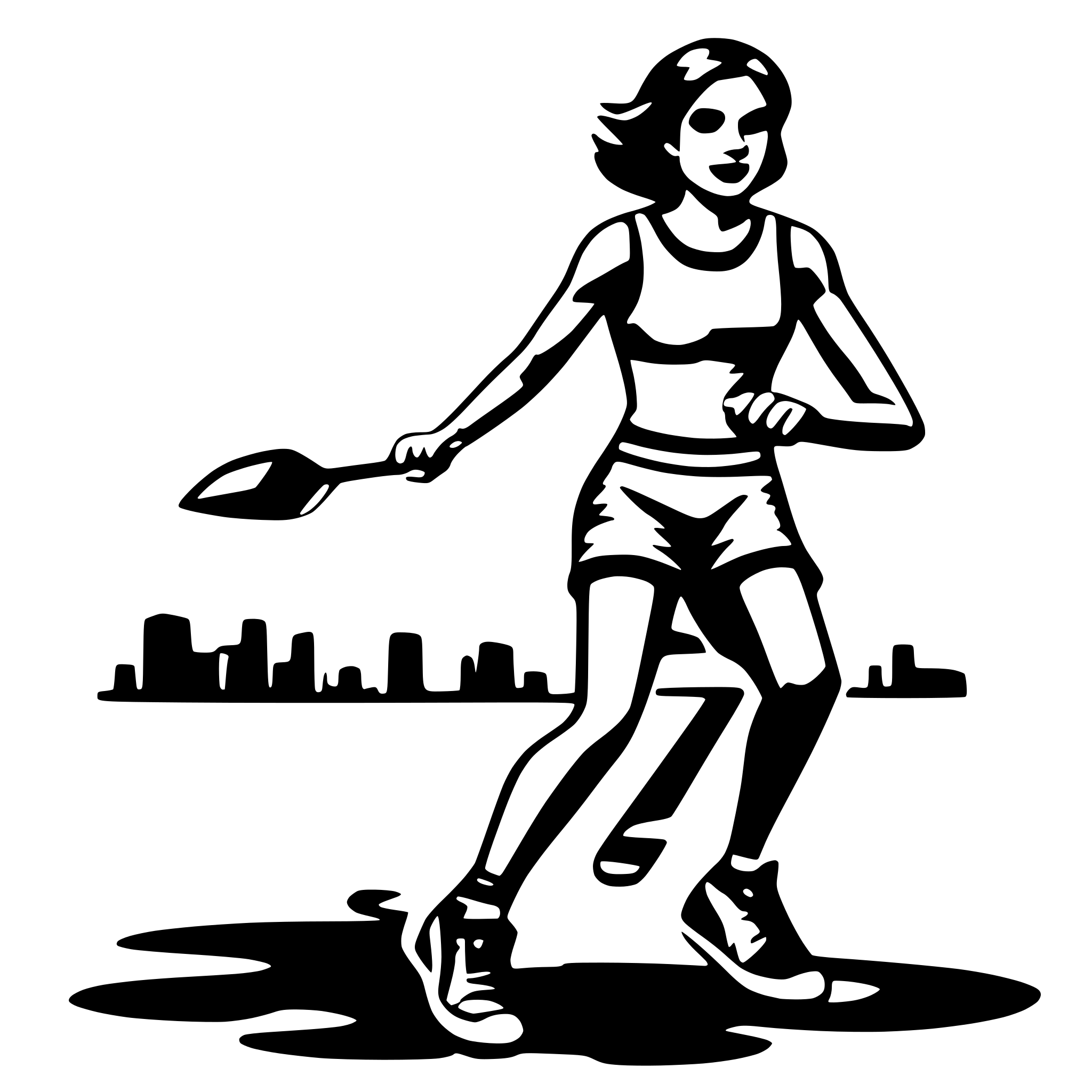AI-generated SVG of a sporty