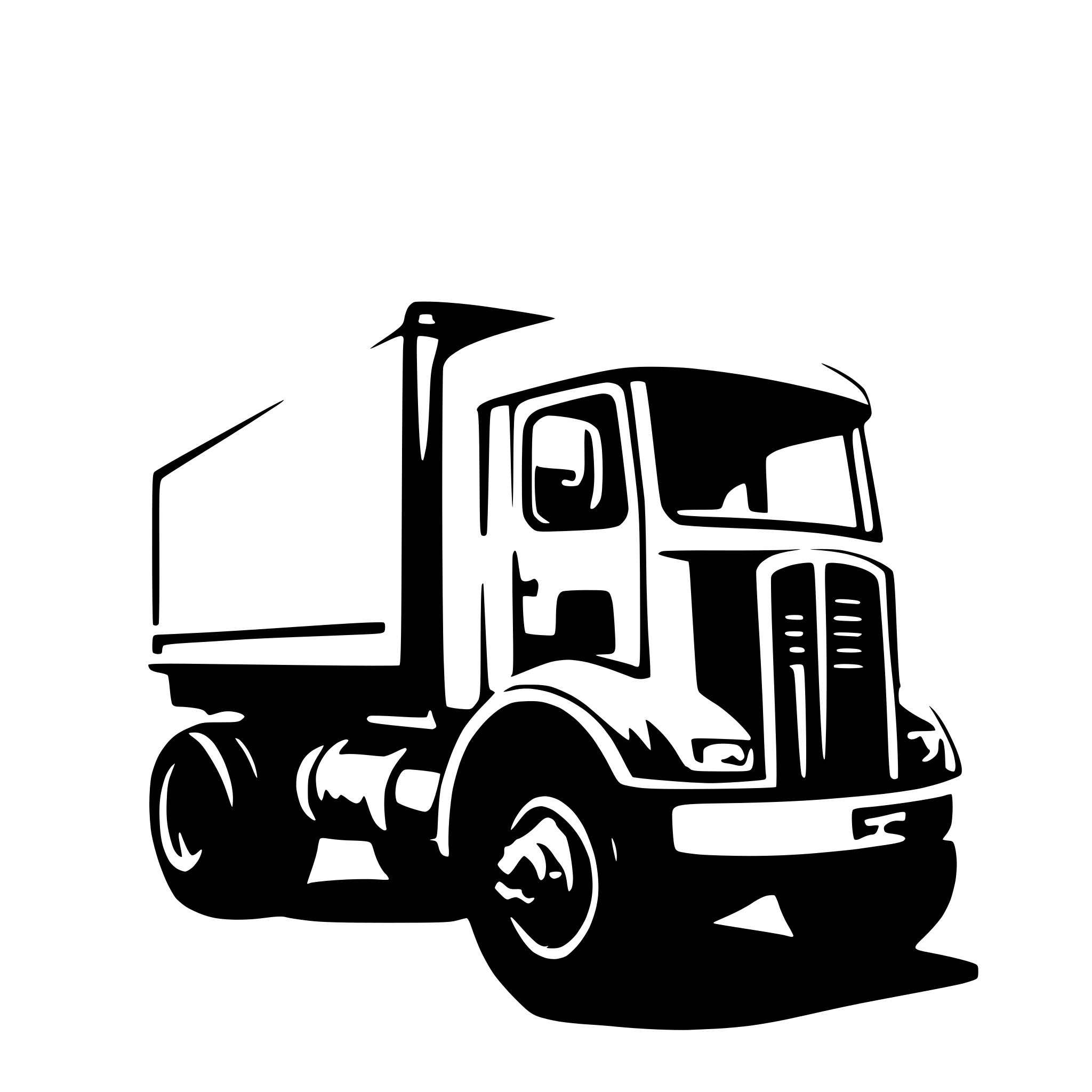 AI-generated SVG of a truck