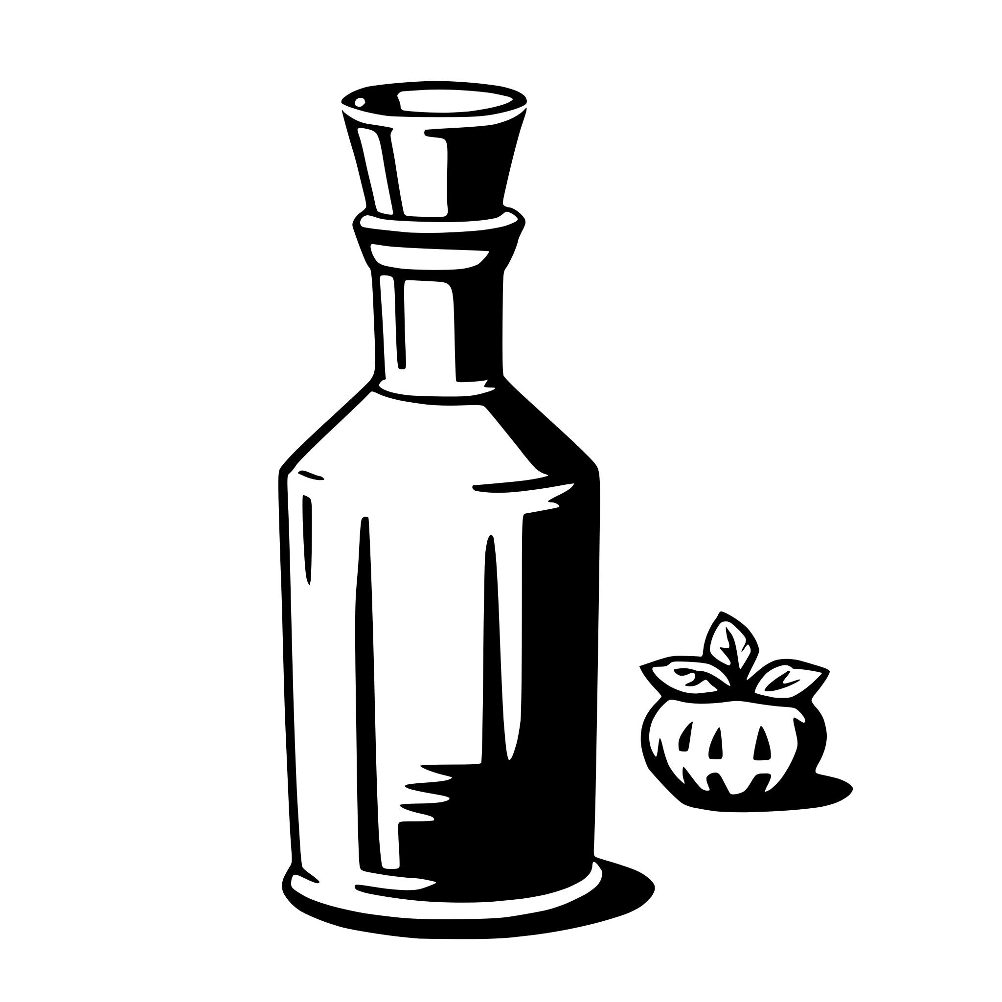 AI-generated SVG of a carafe