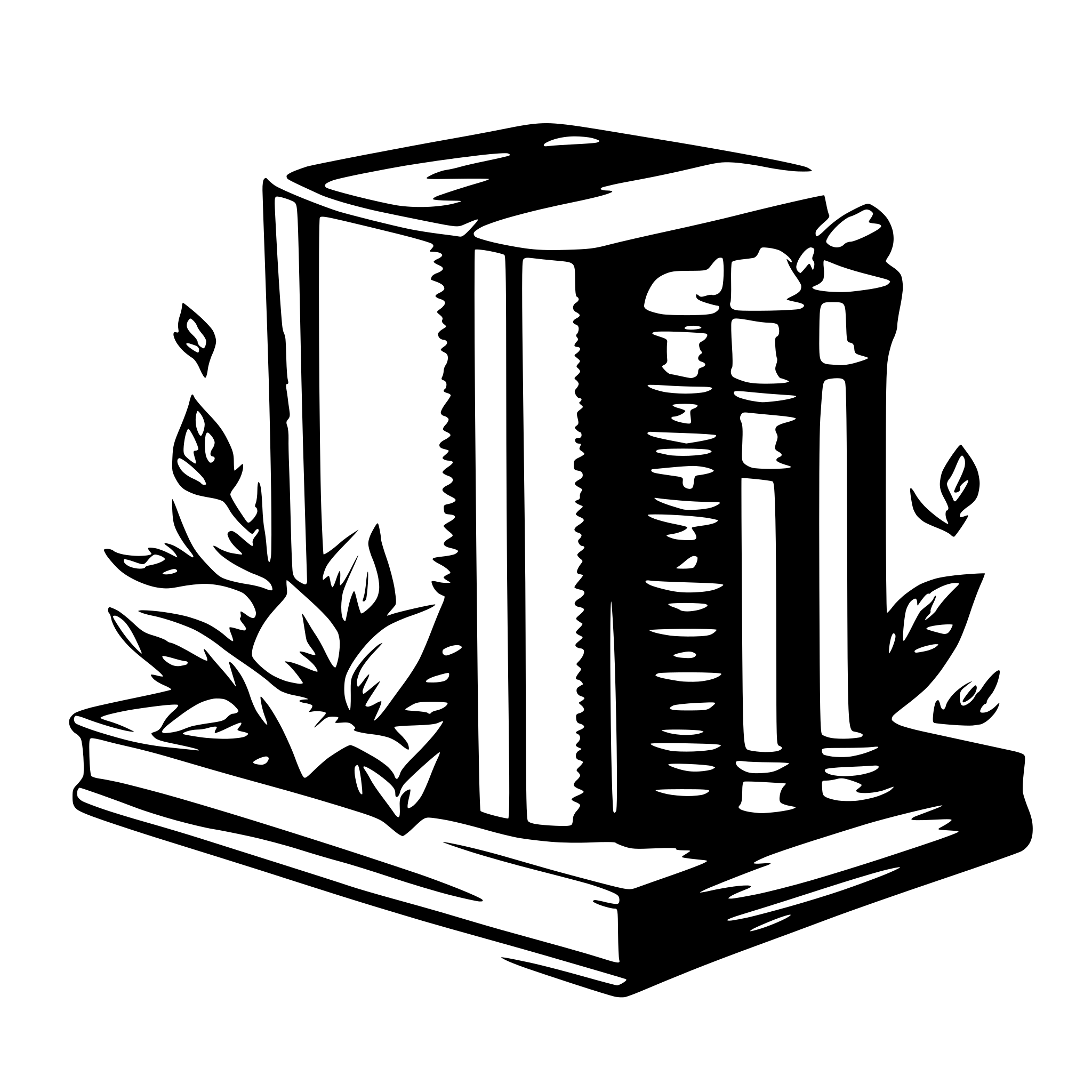 AI-generated SVG of 'books'