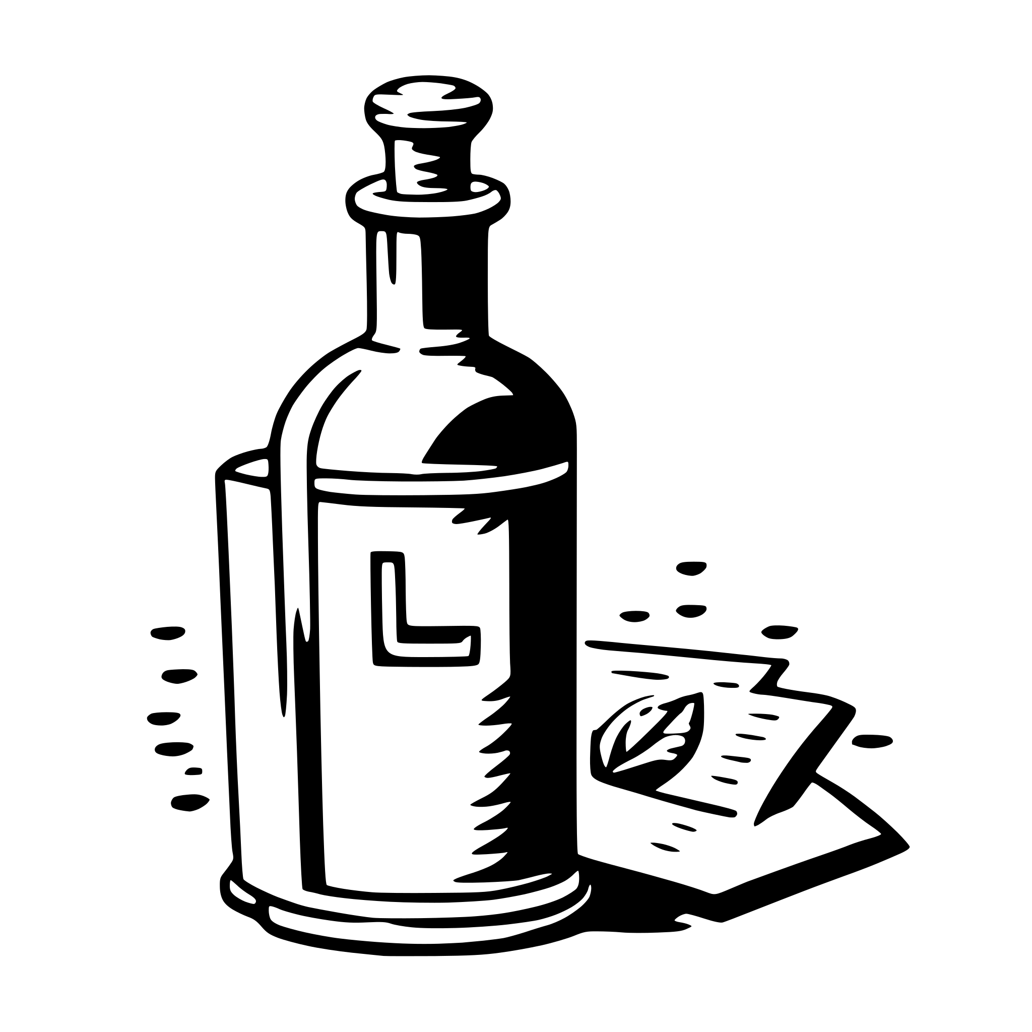 AI-generated SVG of a love letter in a bottle