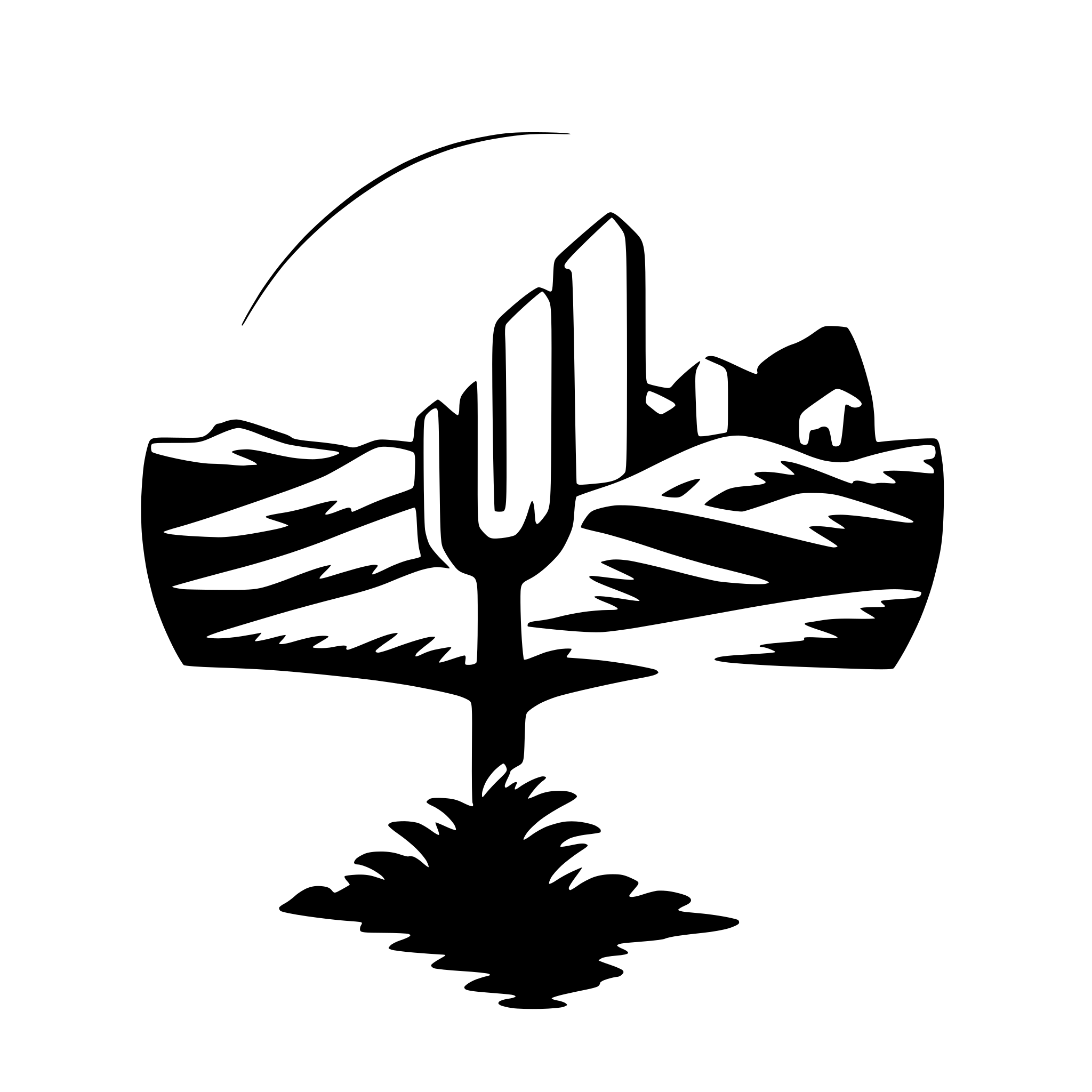 AI-generated SVG of 'horizon'