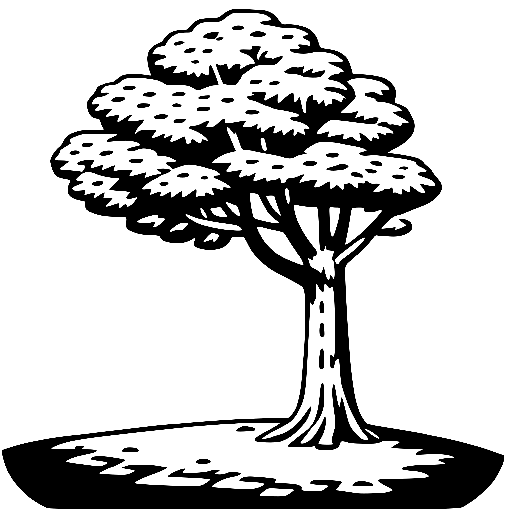 AI-generated SVG of 'hemlock tree'