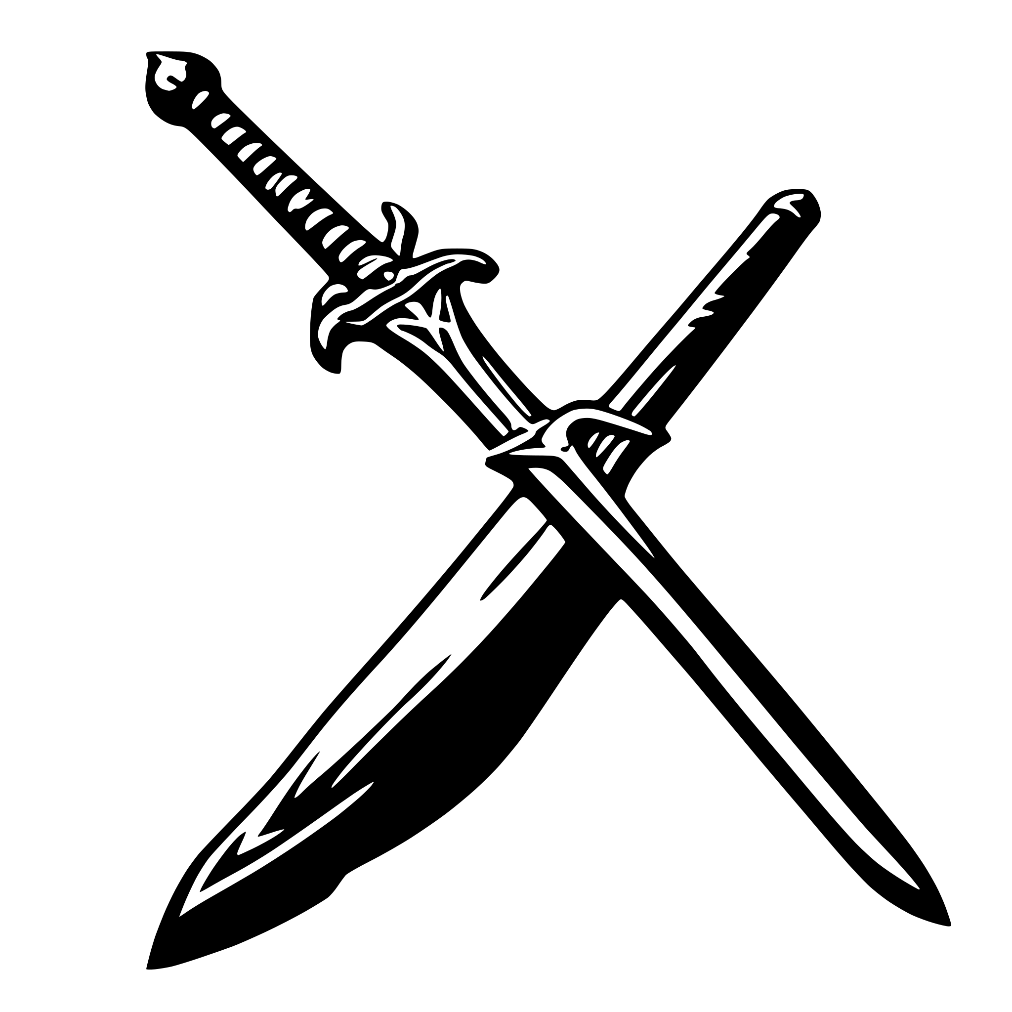 AI-generated SVG of a sword