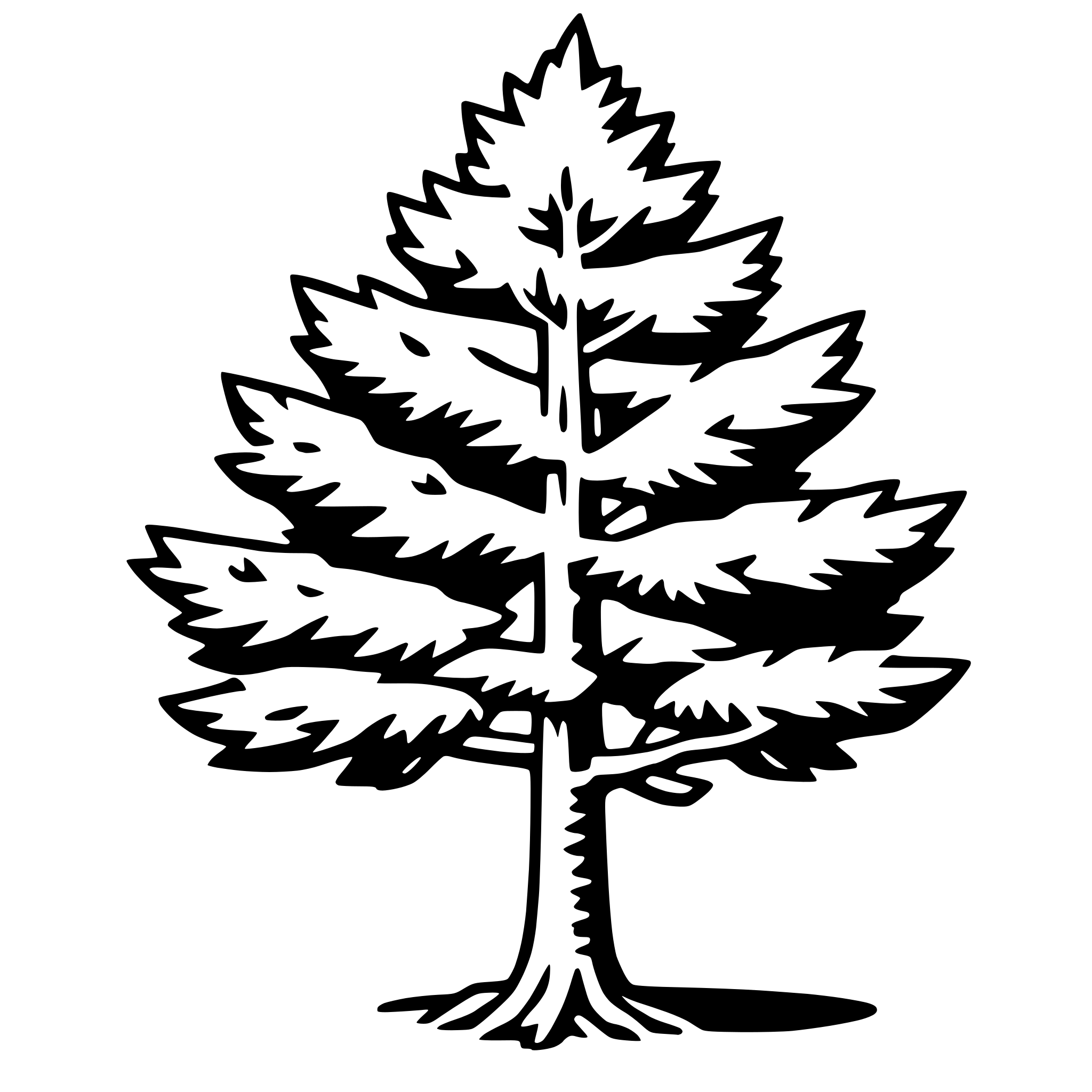 AI-generated SVG of 'larch tree'