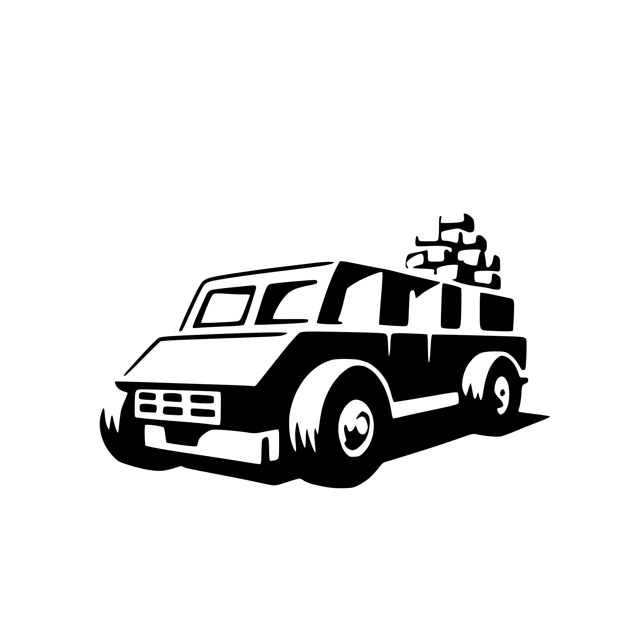 AI-generated SVG of 'overloaded truck'