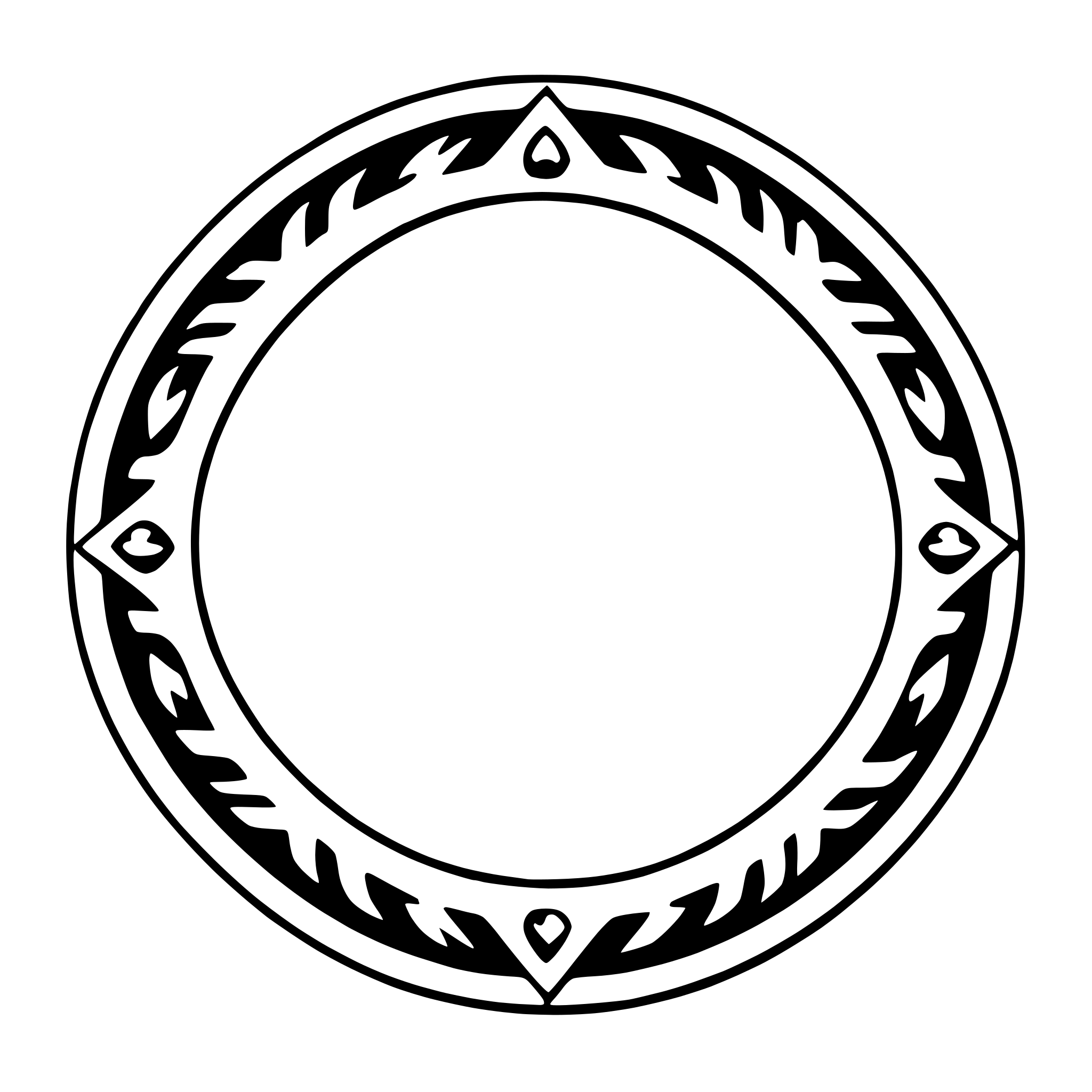 AI-generated SVG of a circlet
