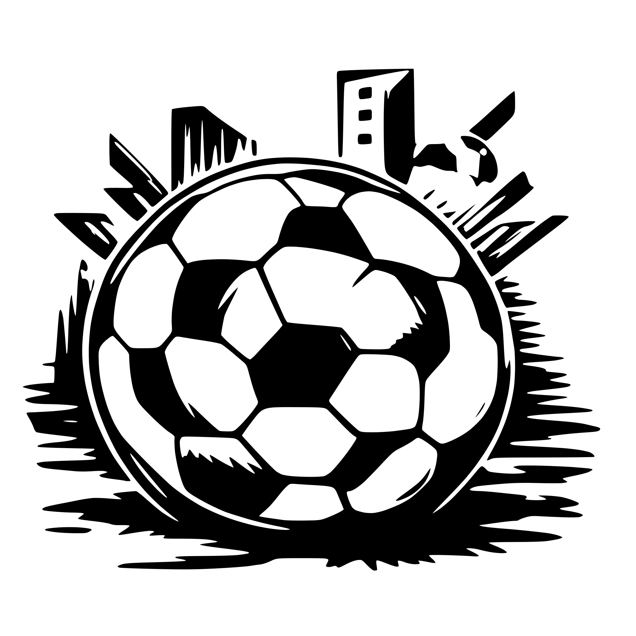 AI-generated SVG of a Fußballspiel