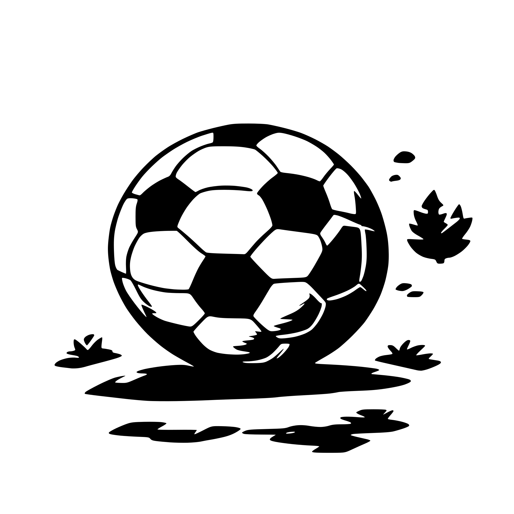 AI-generated SVG of a football doodle