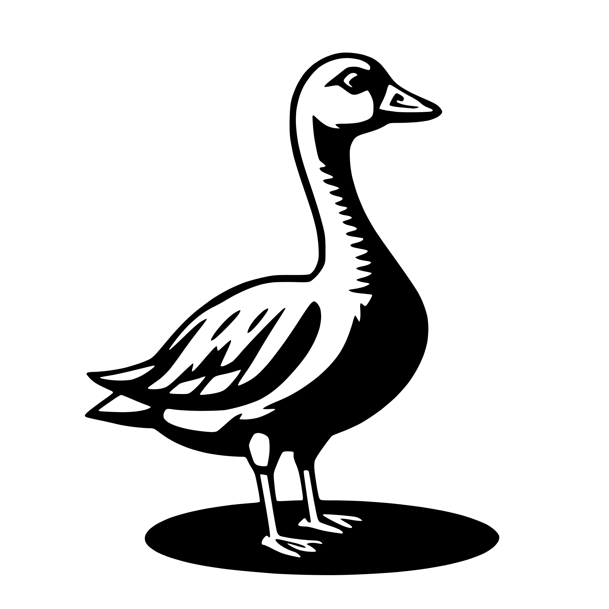 AI-generated SVG of 'goose'