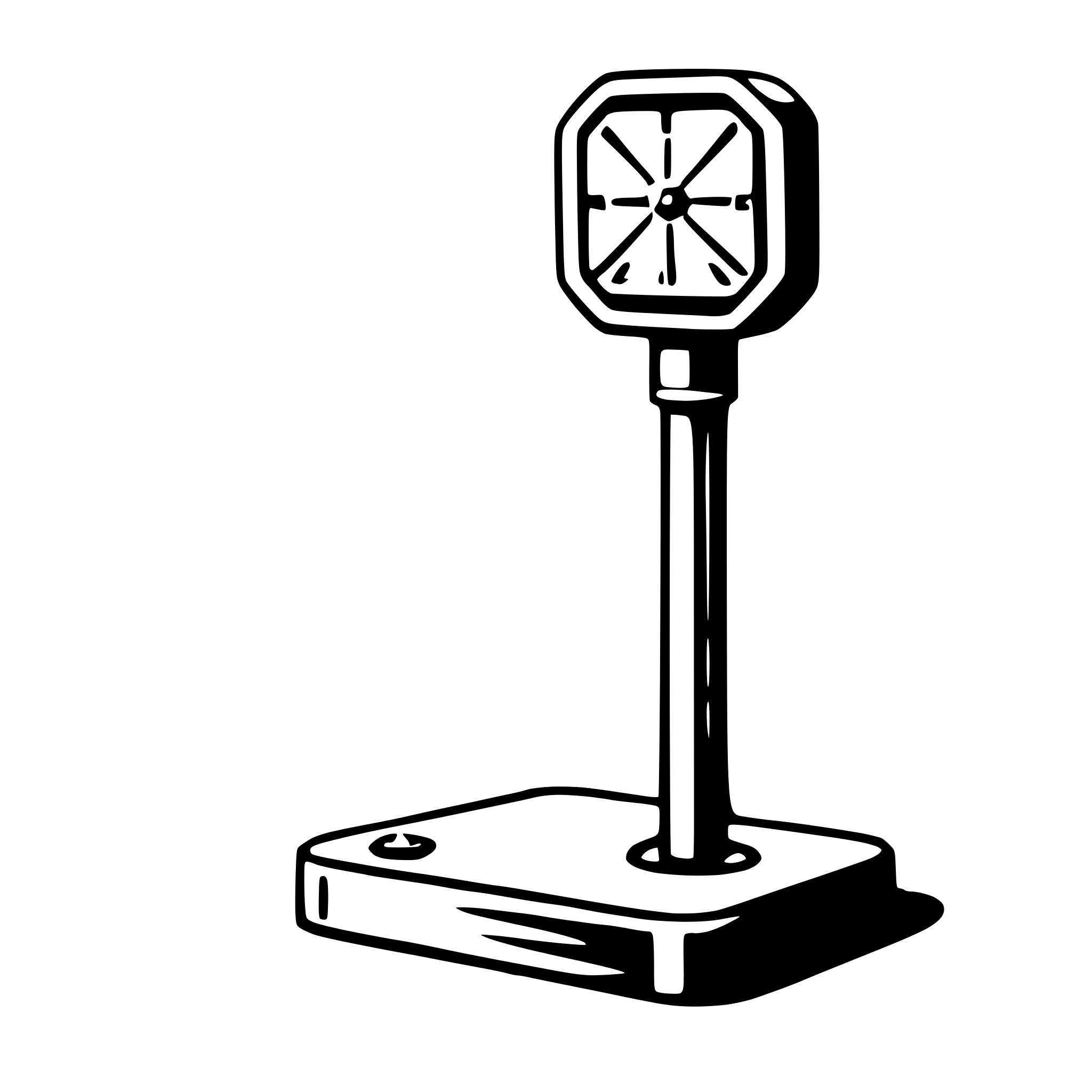 AI-generated SVG of a gps device