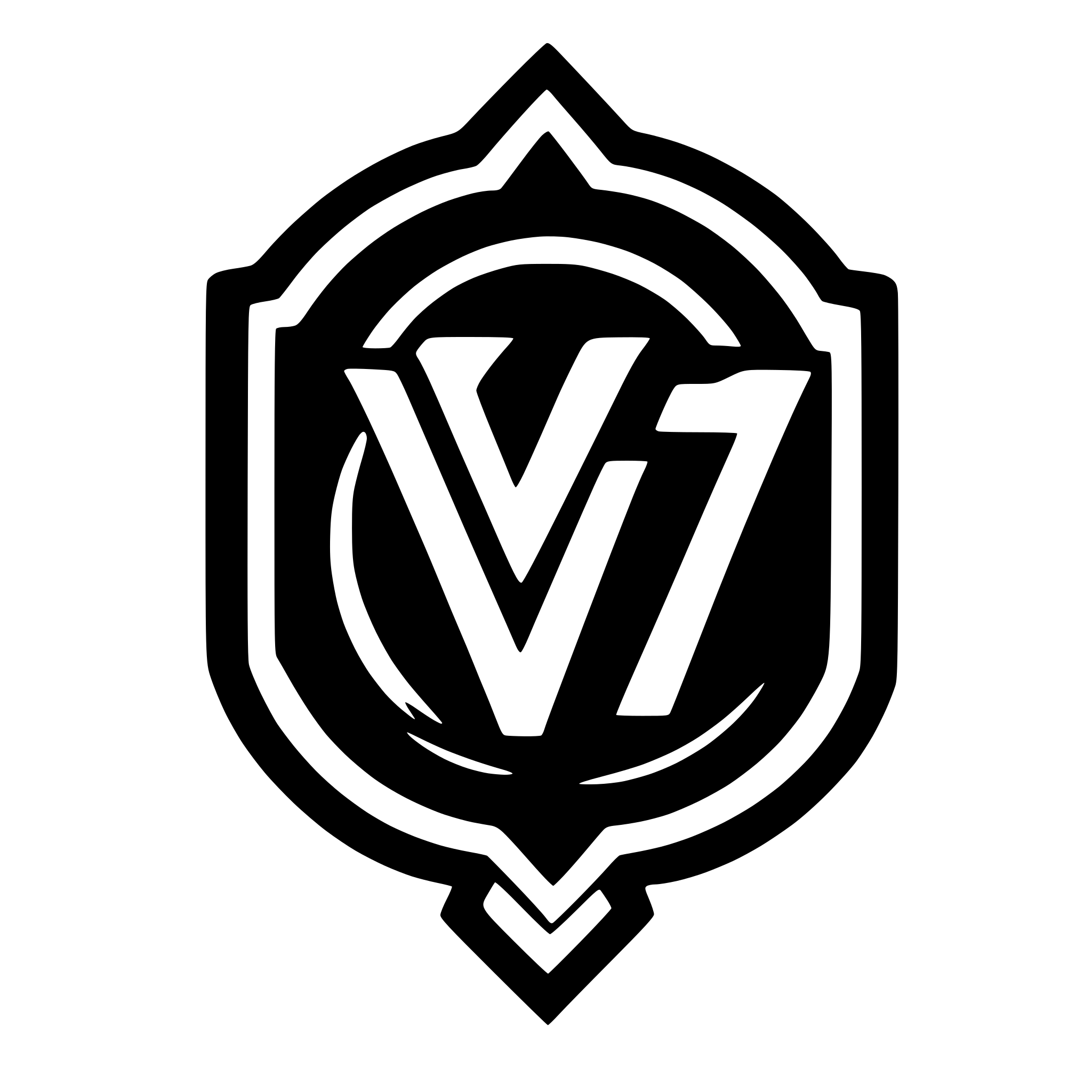 AI-generated SVG of a V4 logo