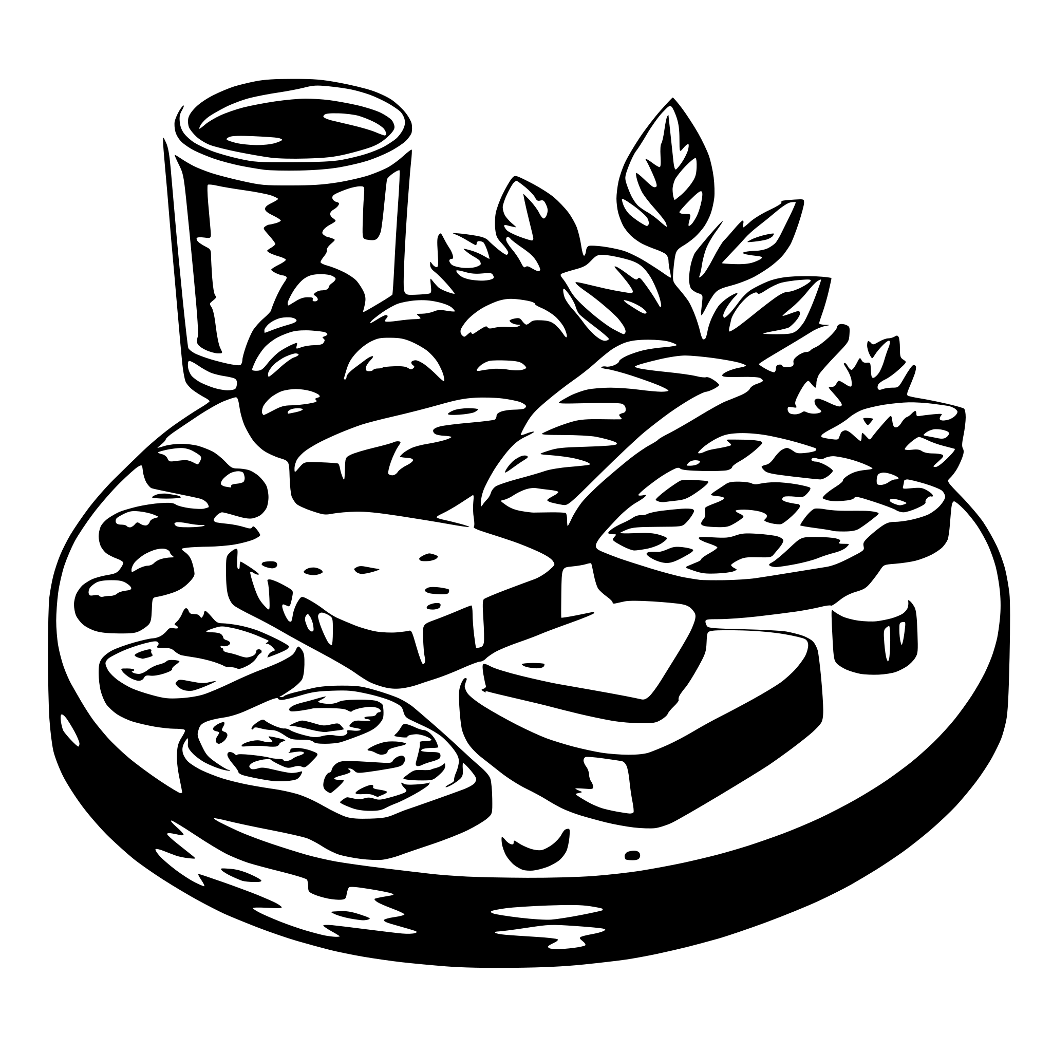 AI-generated SVG of 'plateau charcuterie'