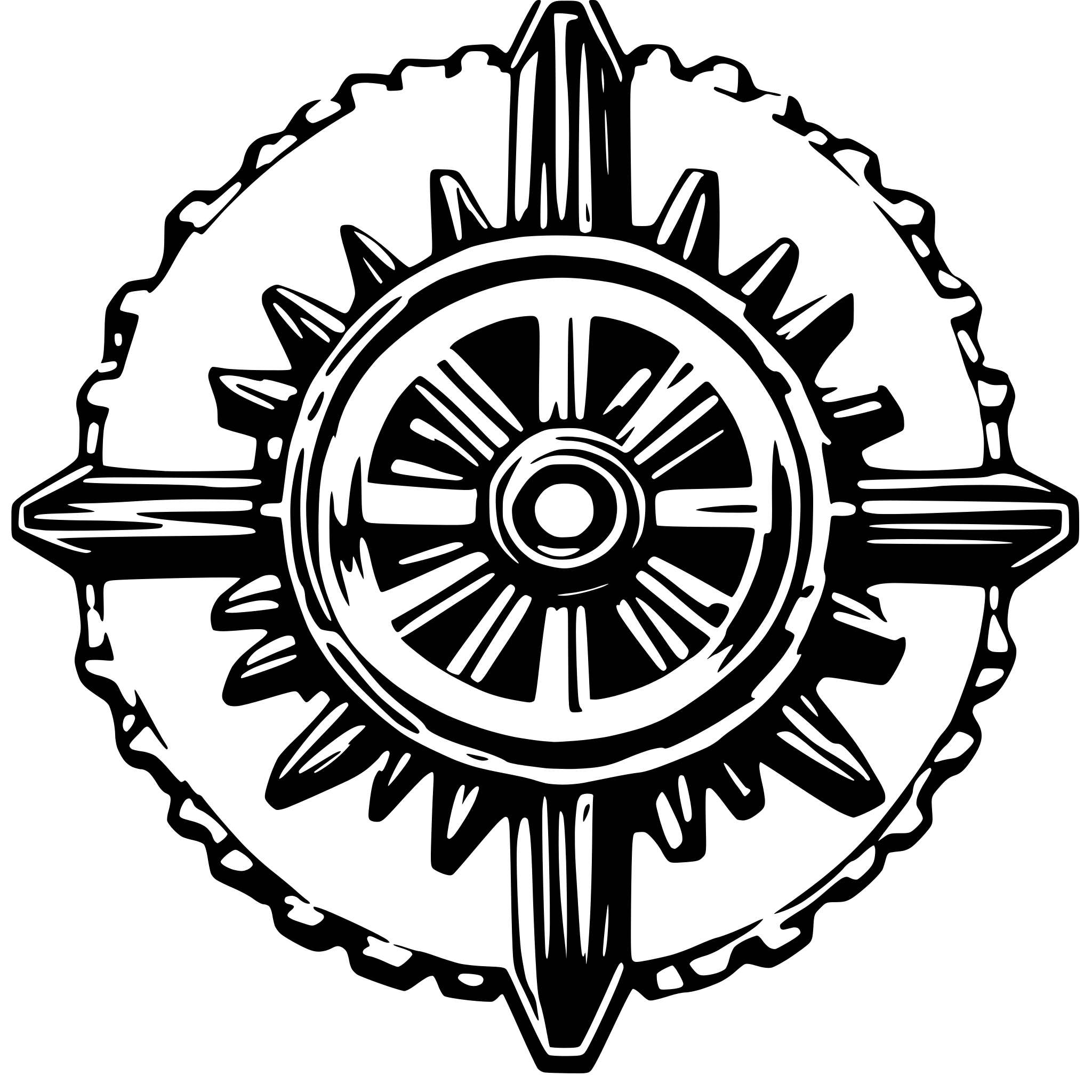 AI-generated SVG of a Cog Wheel