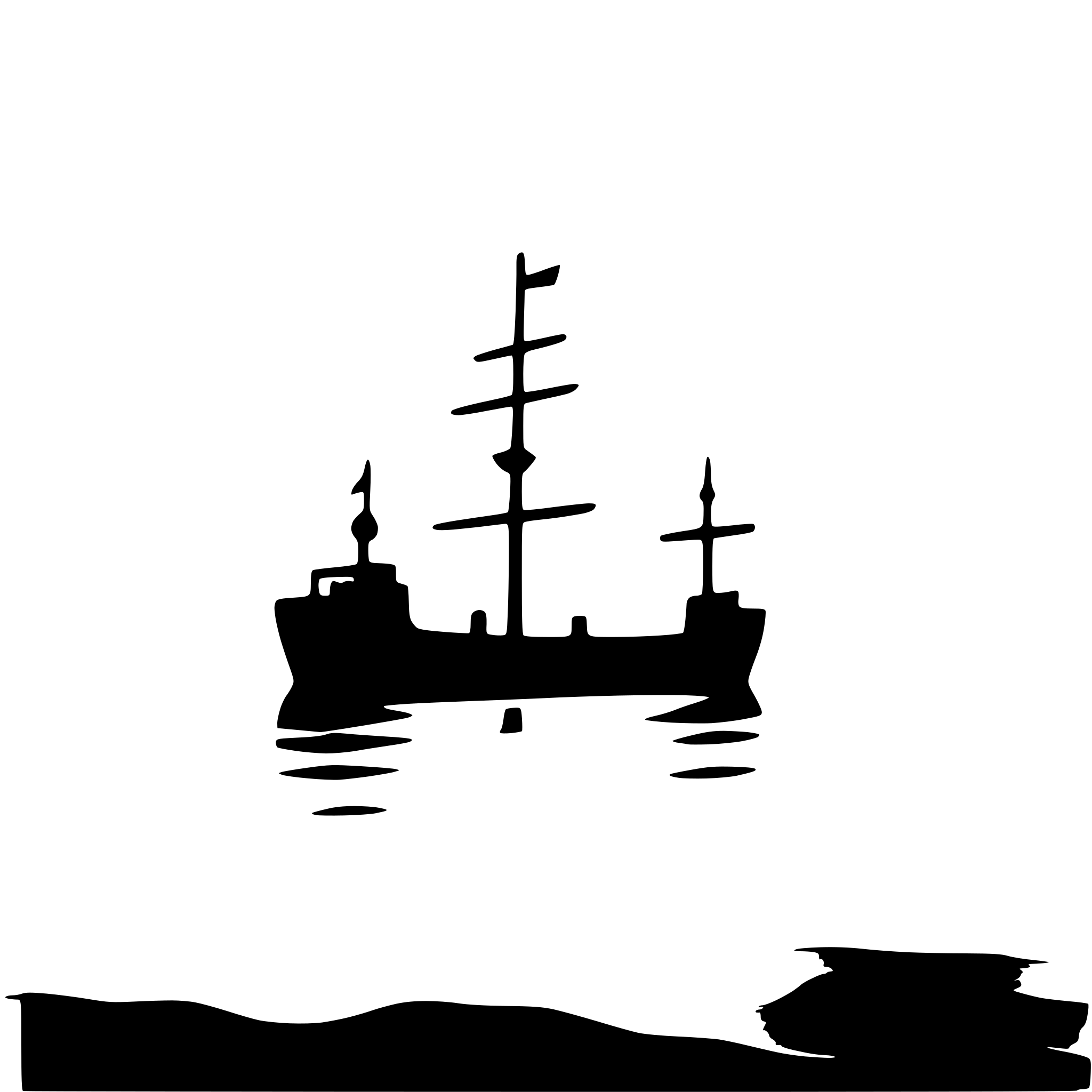 AI-generated SVG of 'ship sailing into sunset'