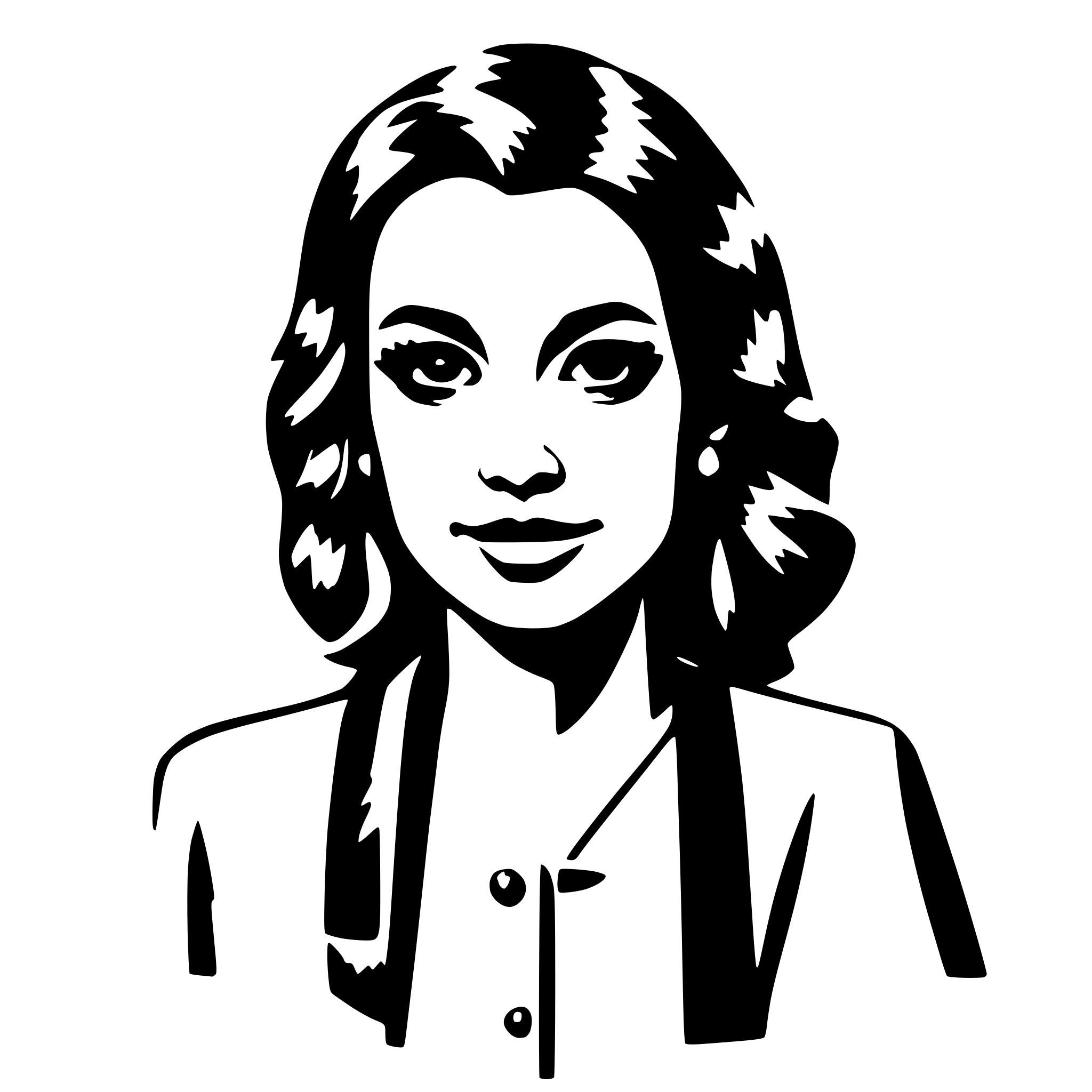 AI-generated SVG of 'Dee snyder'