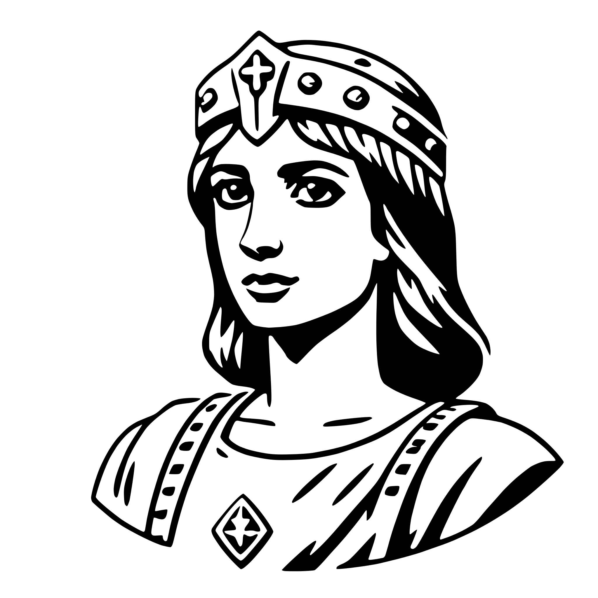 AI-generated SVG of 'athena'