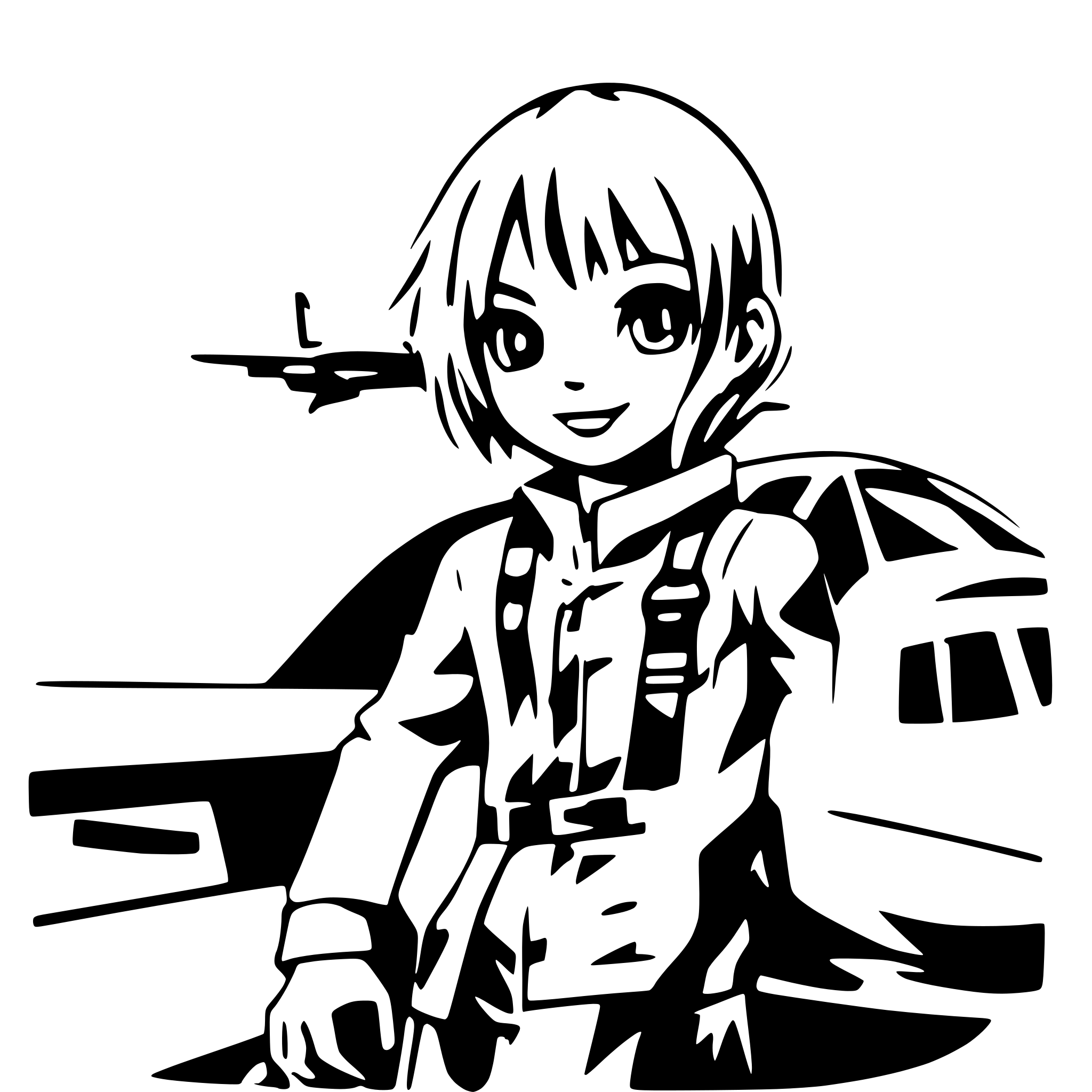 AI-generated SVG of a plane with a cut boy in the cockpit