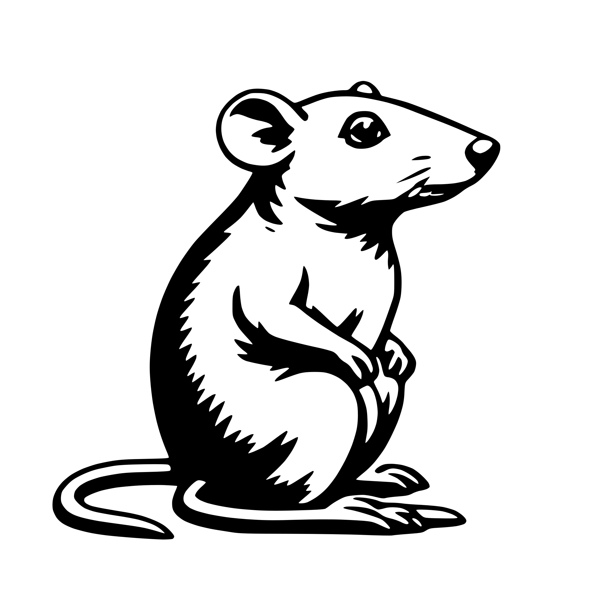 AI-generated SVG of 'rat'