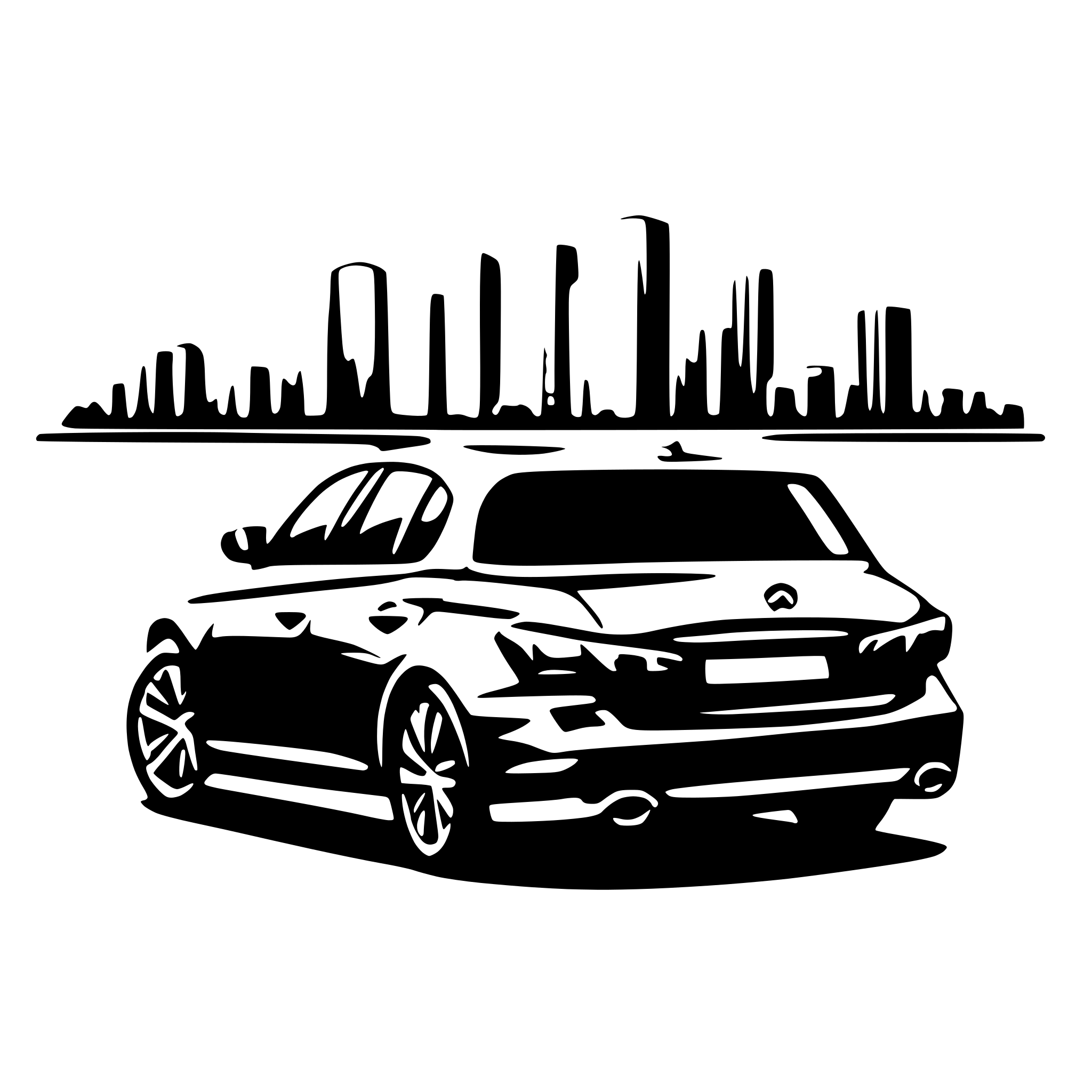 AI-generated SVG of a Infiniti Q50