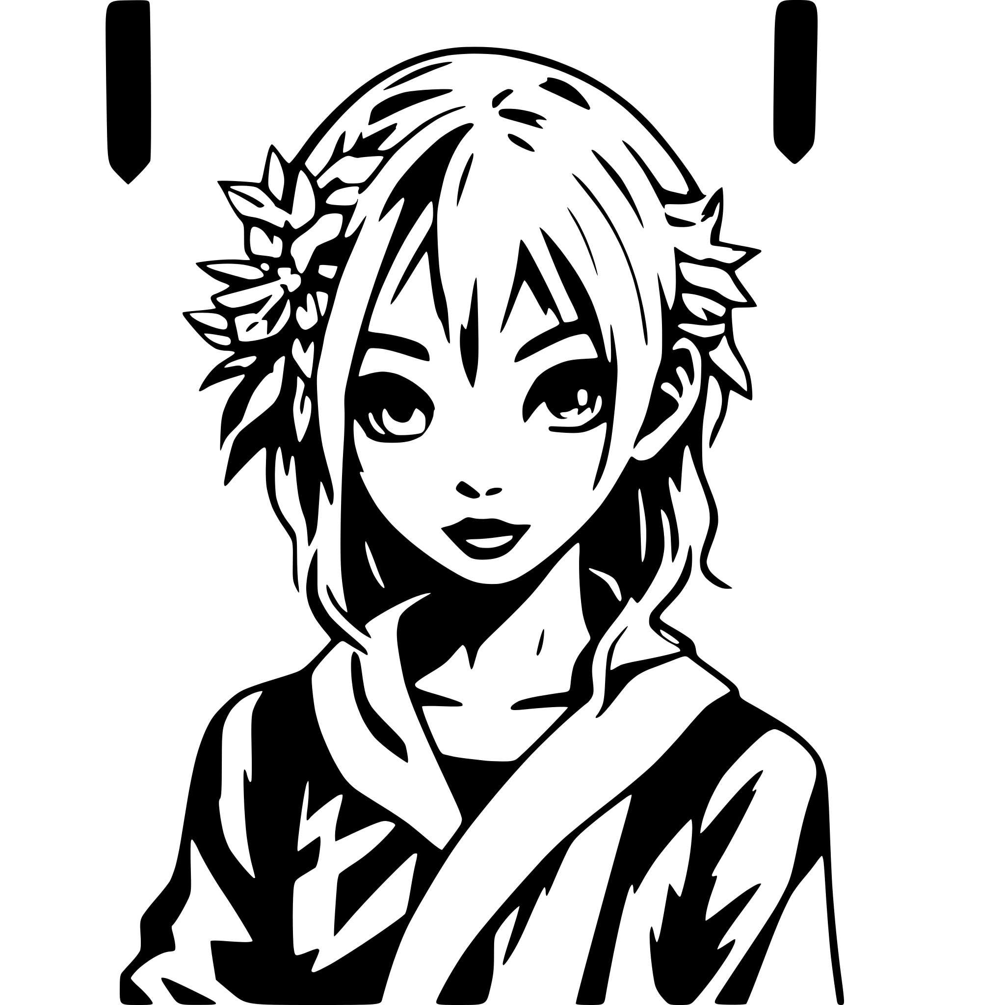 AI-generated SVG of a Antichrist
