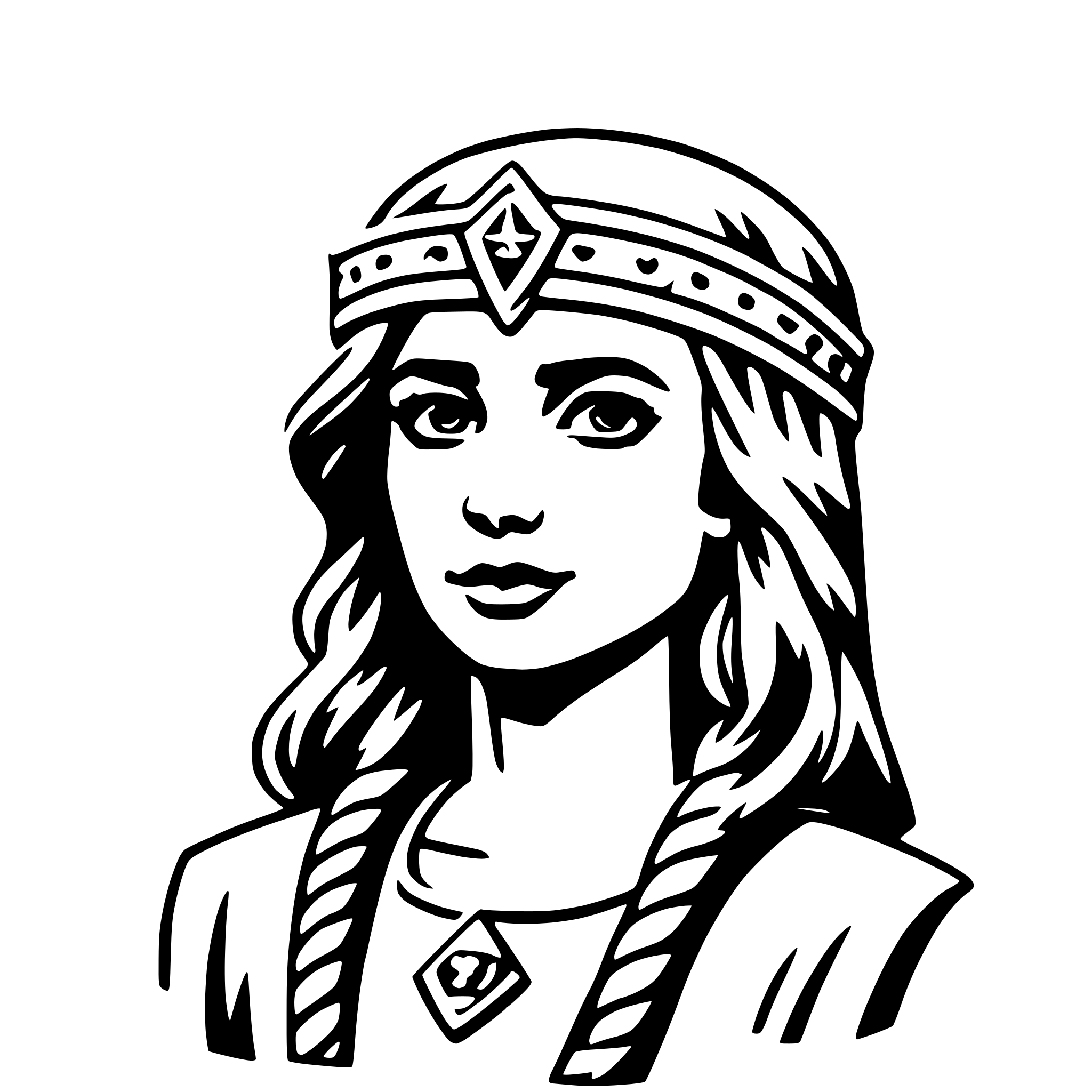 AI-generated SVG of 'frigg'