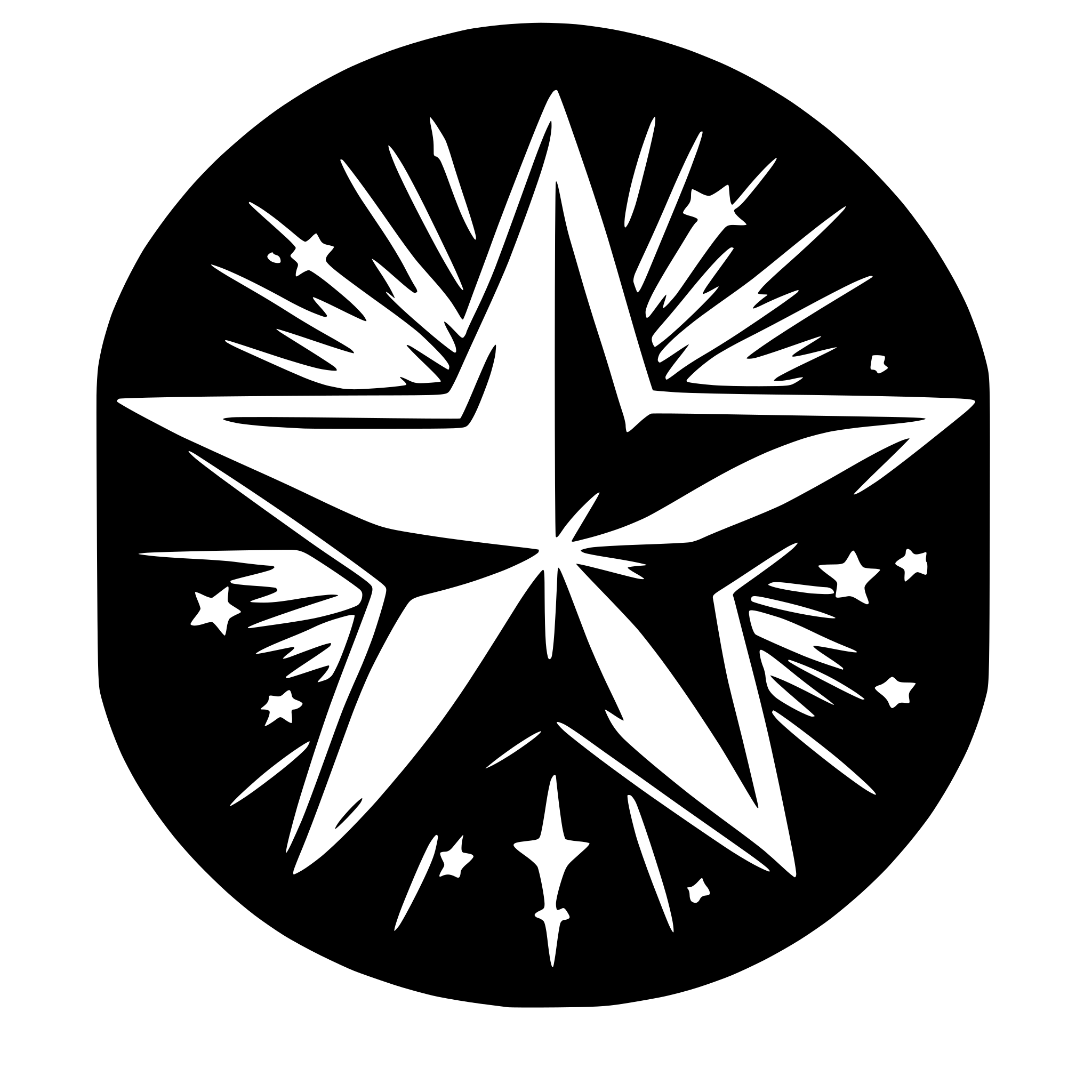 AI-generated SVG of a star