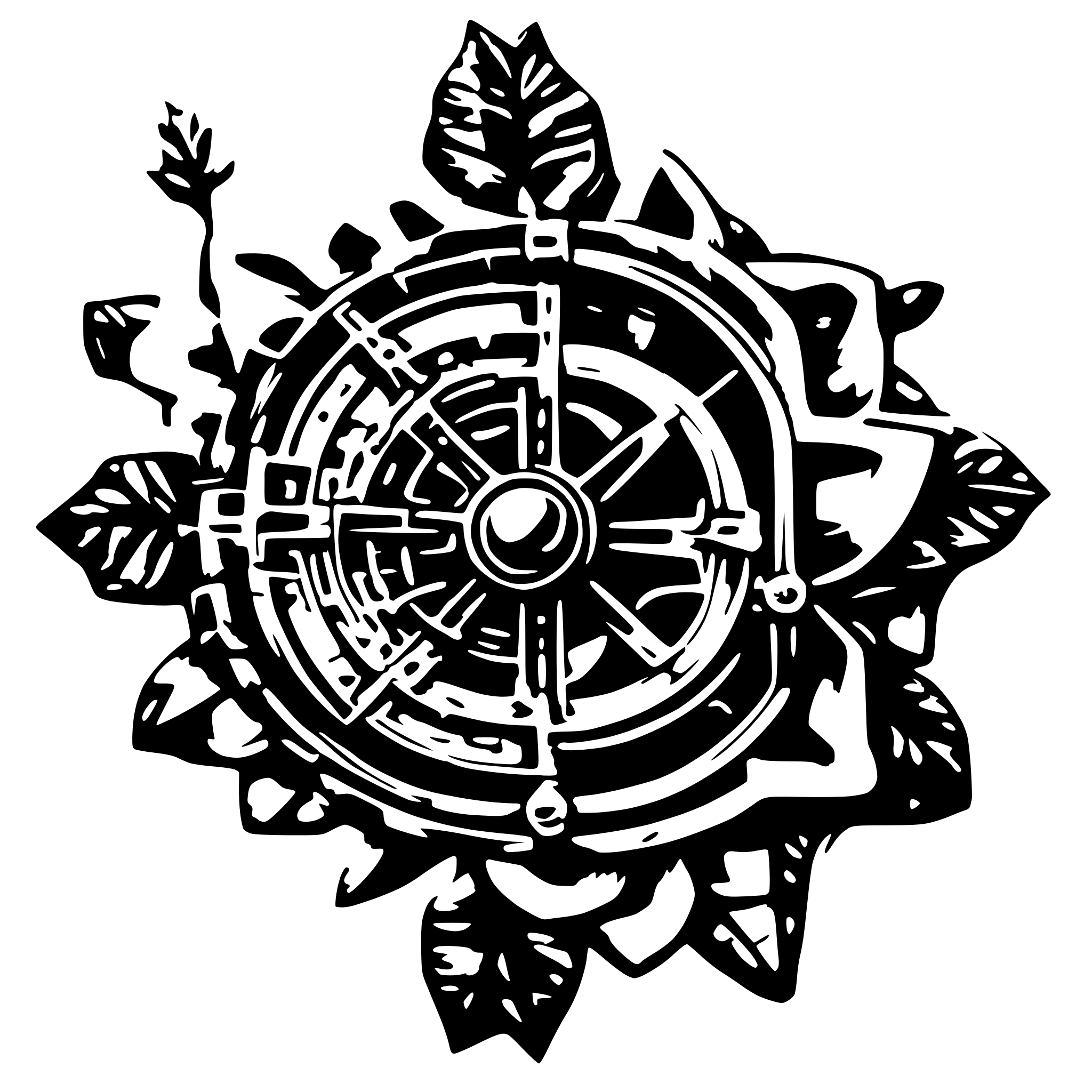 AI-generated SVG of 'clinostat'
