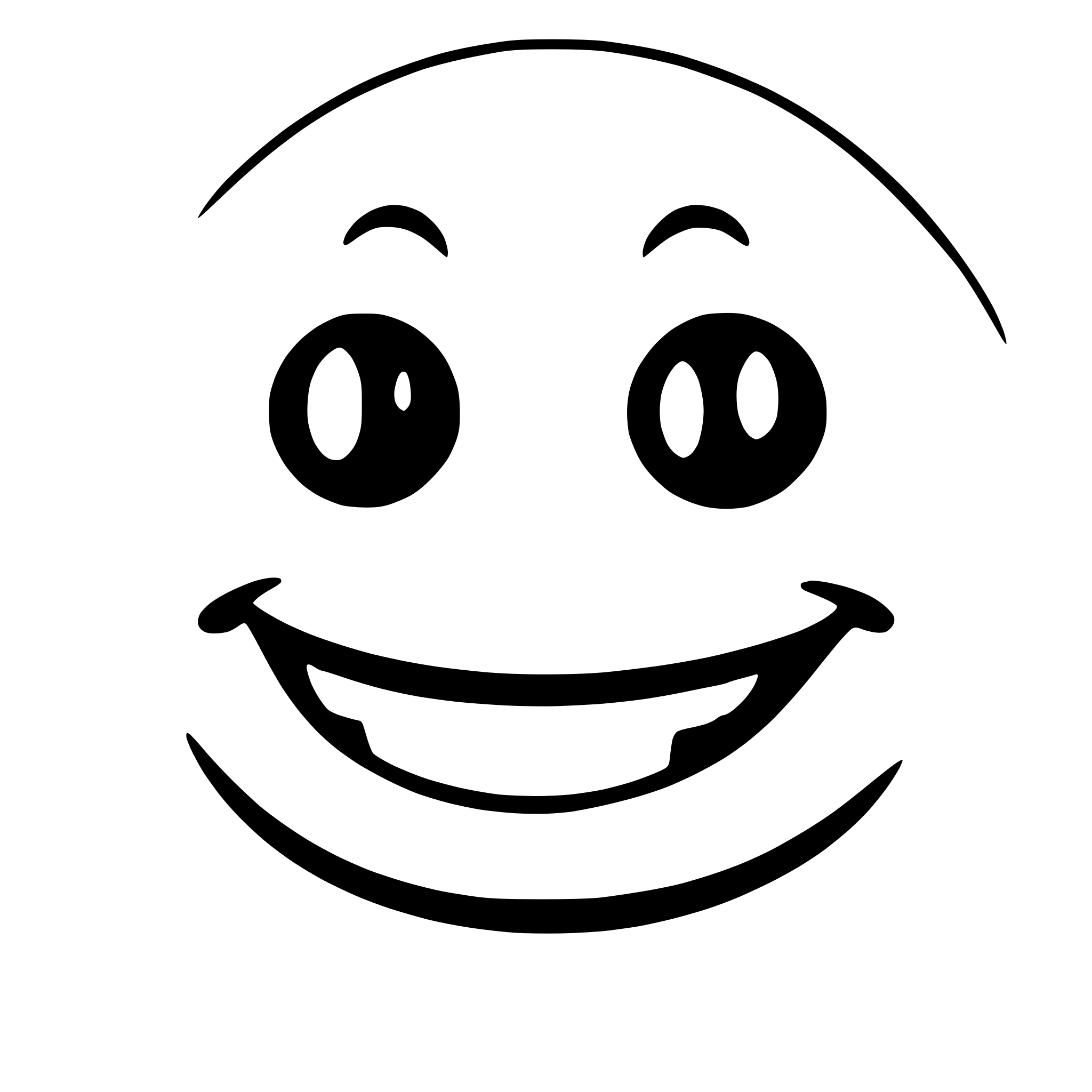 AI-generated SVG of a smiley face