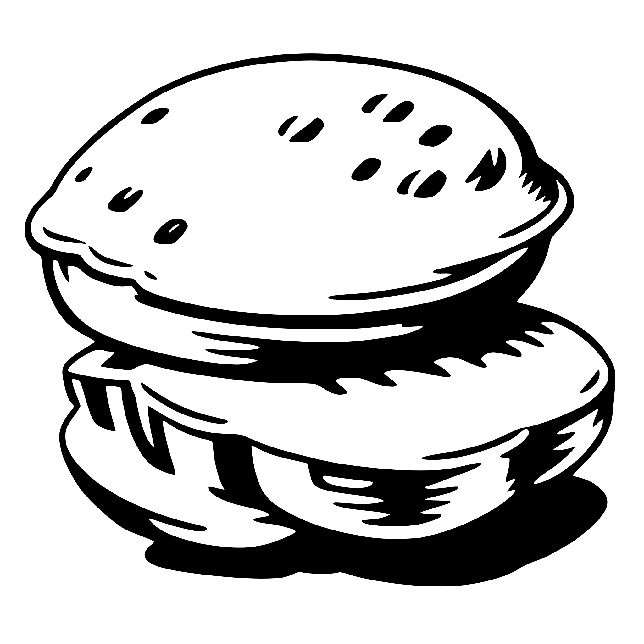 AI-generated SVG of 'clam'