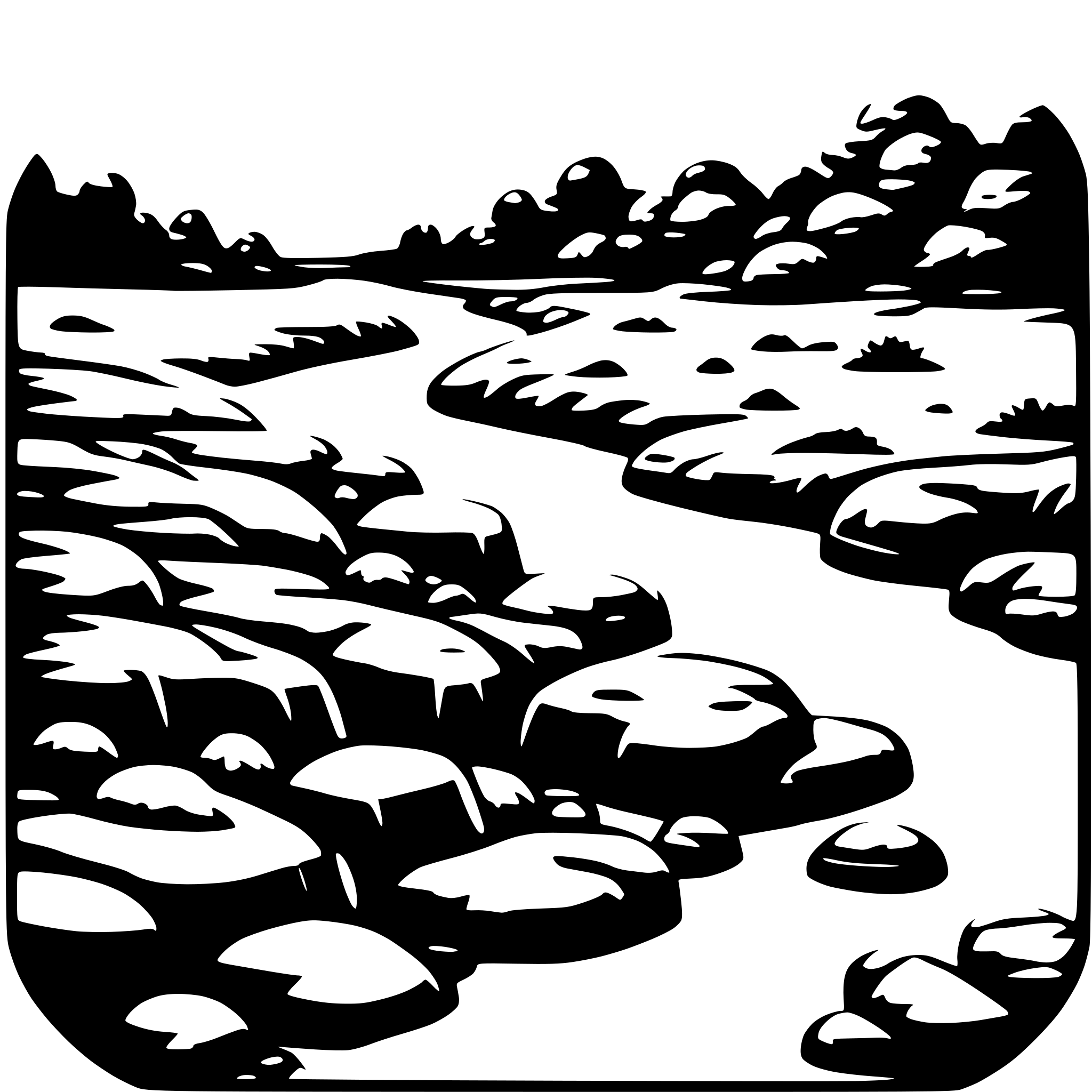 AI-generated SVG of 'riverbed'