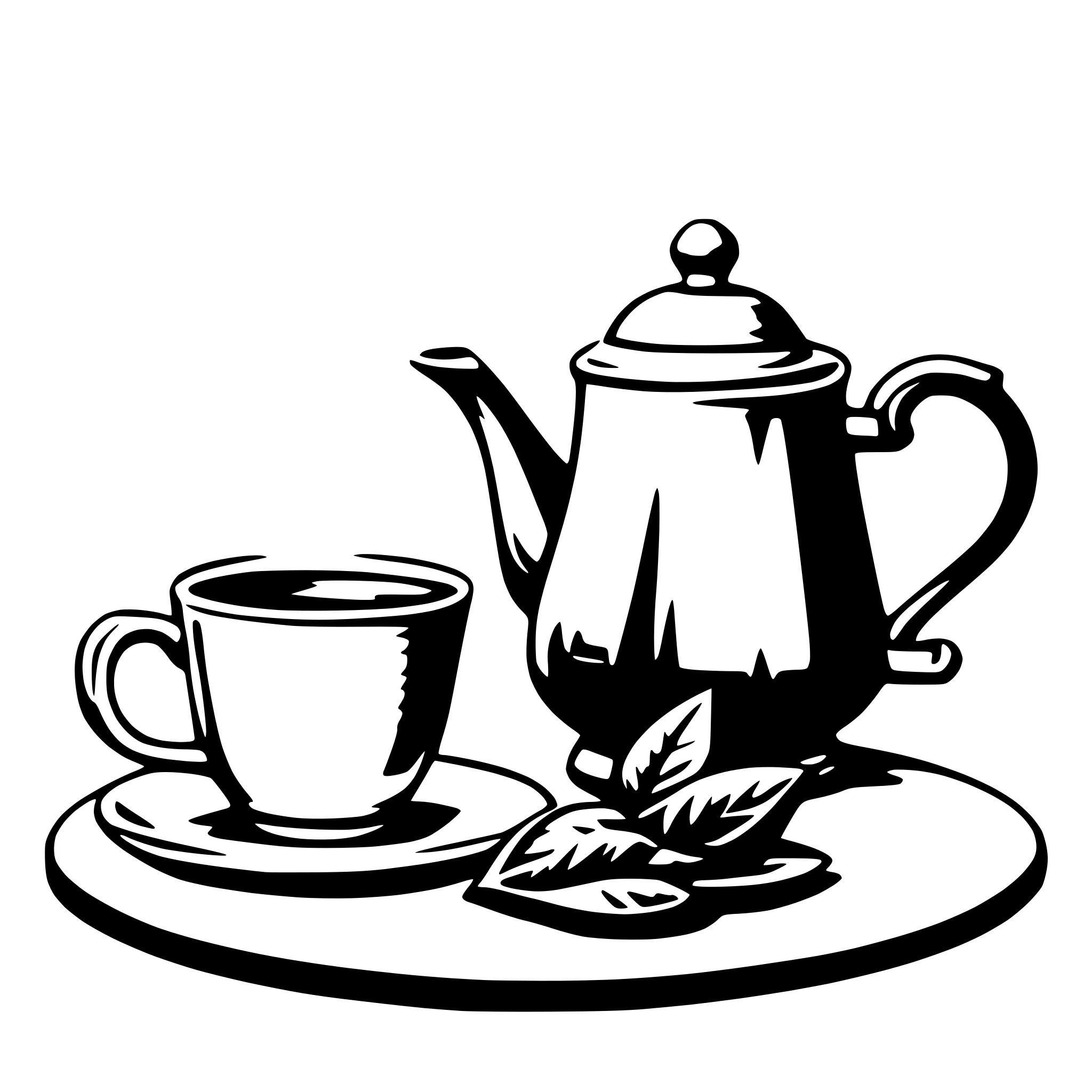 AI-generated SVG of a tea