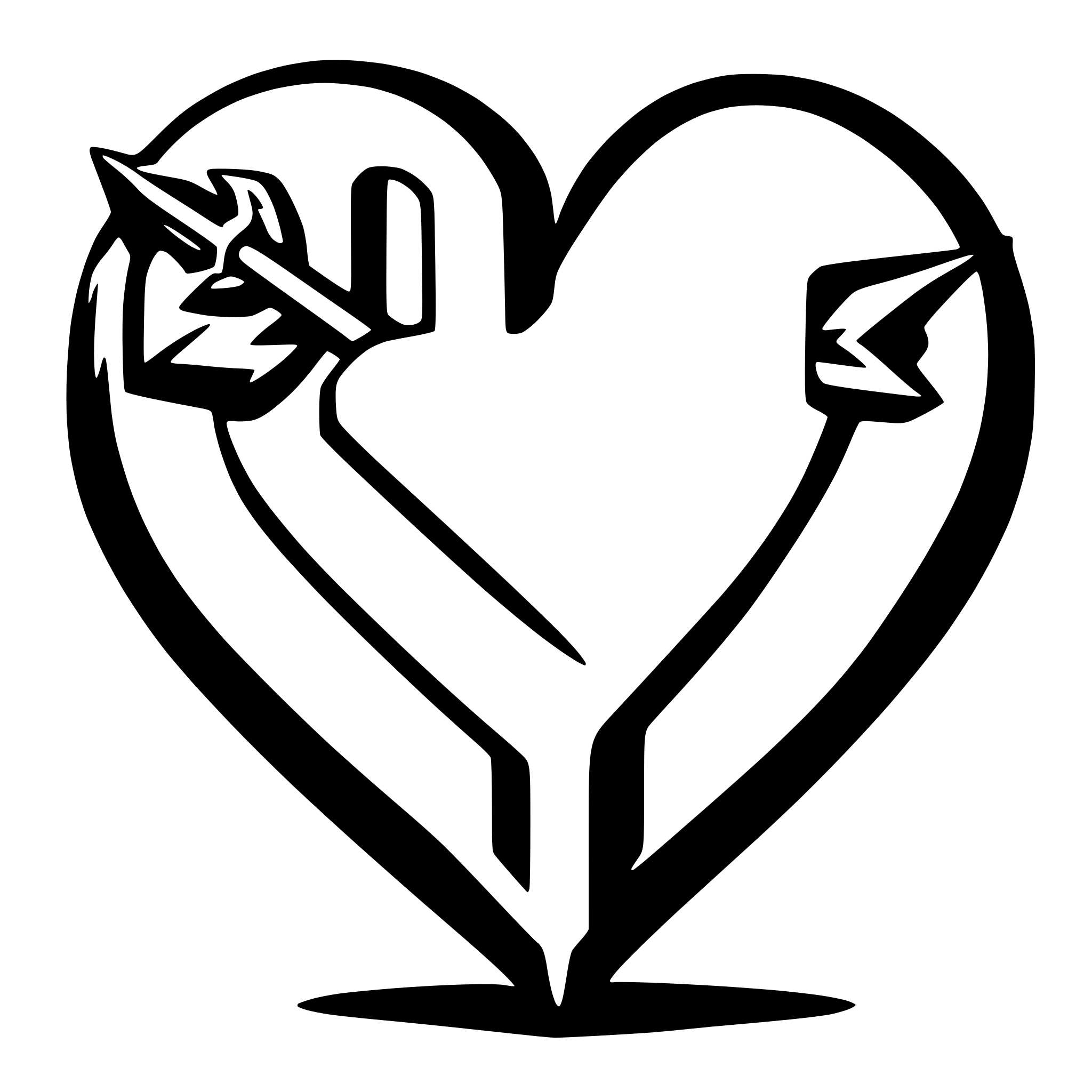 AI-generated SVG of a heart with arrow