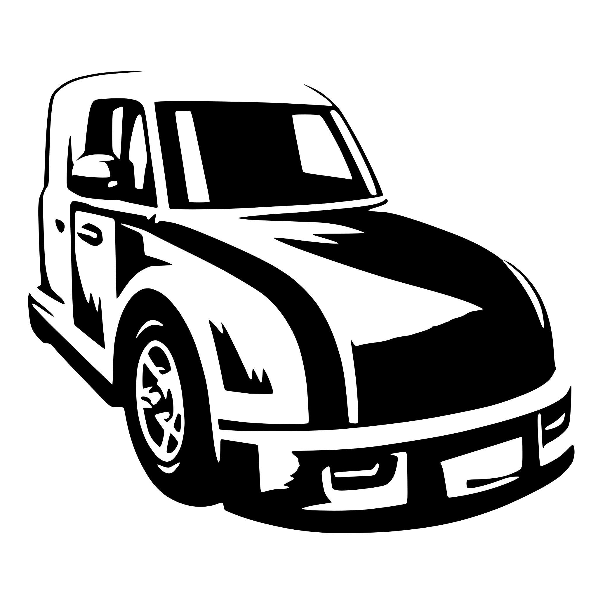 AI-generated SVG of a wrapping car with a wrapping roll from the left side