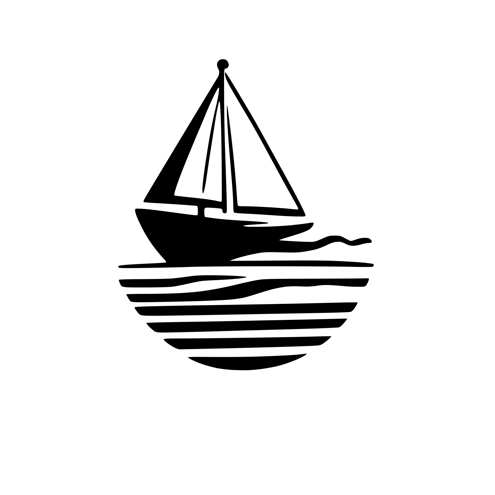AI-generated SVG of a Tayana 48ds sailboat logo