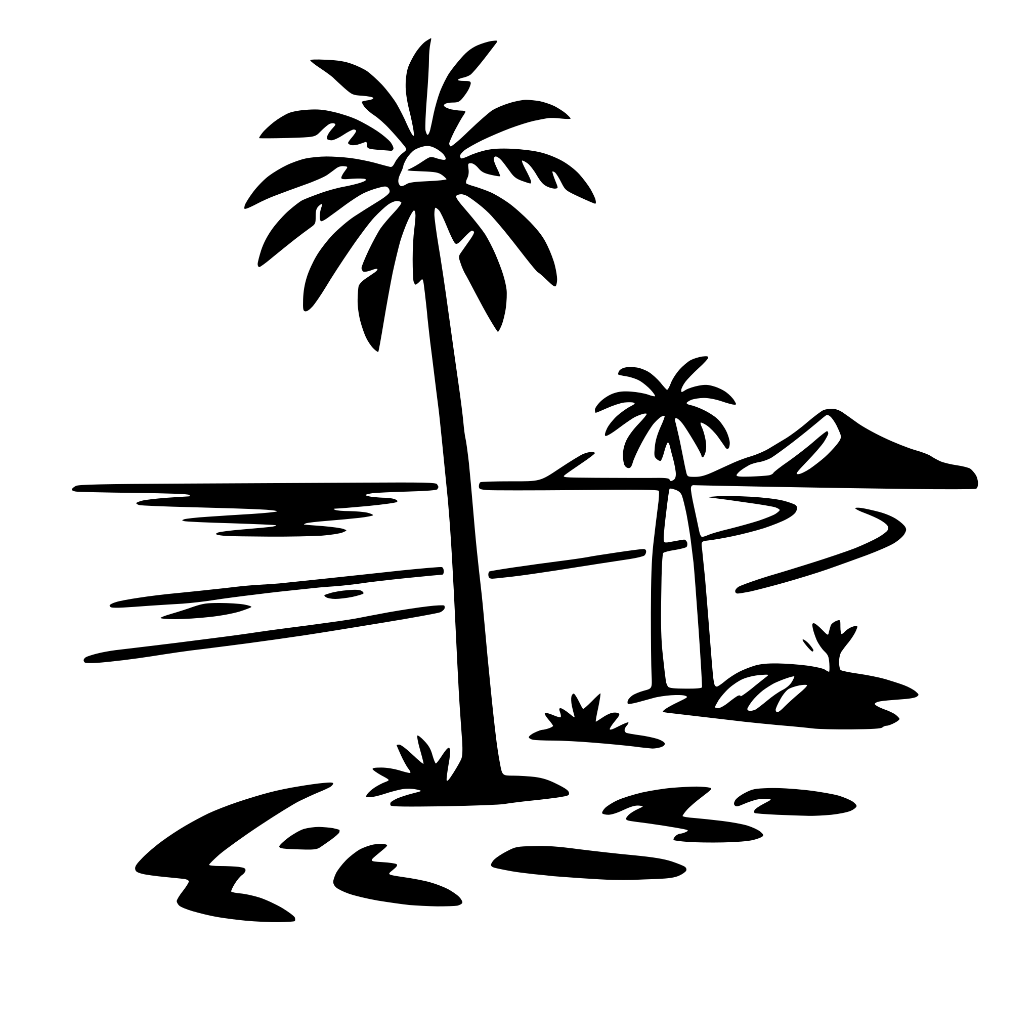 AI-generated SVG of 'maui'