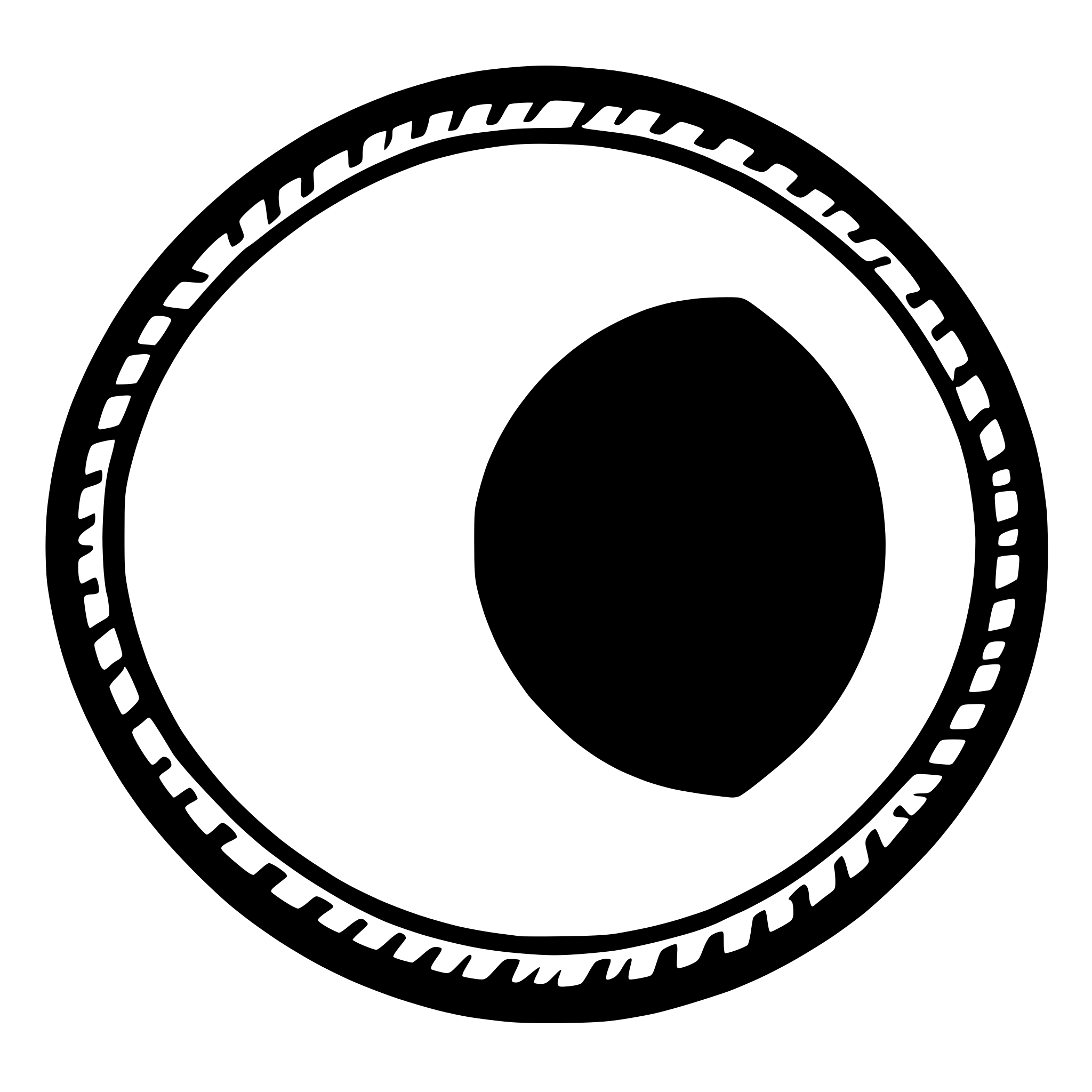 AI-generated SVG of 'Circle with double border'