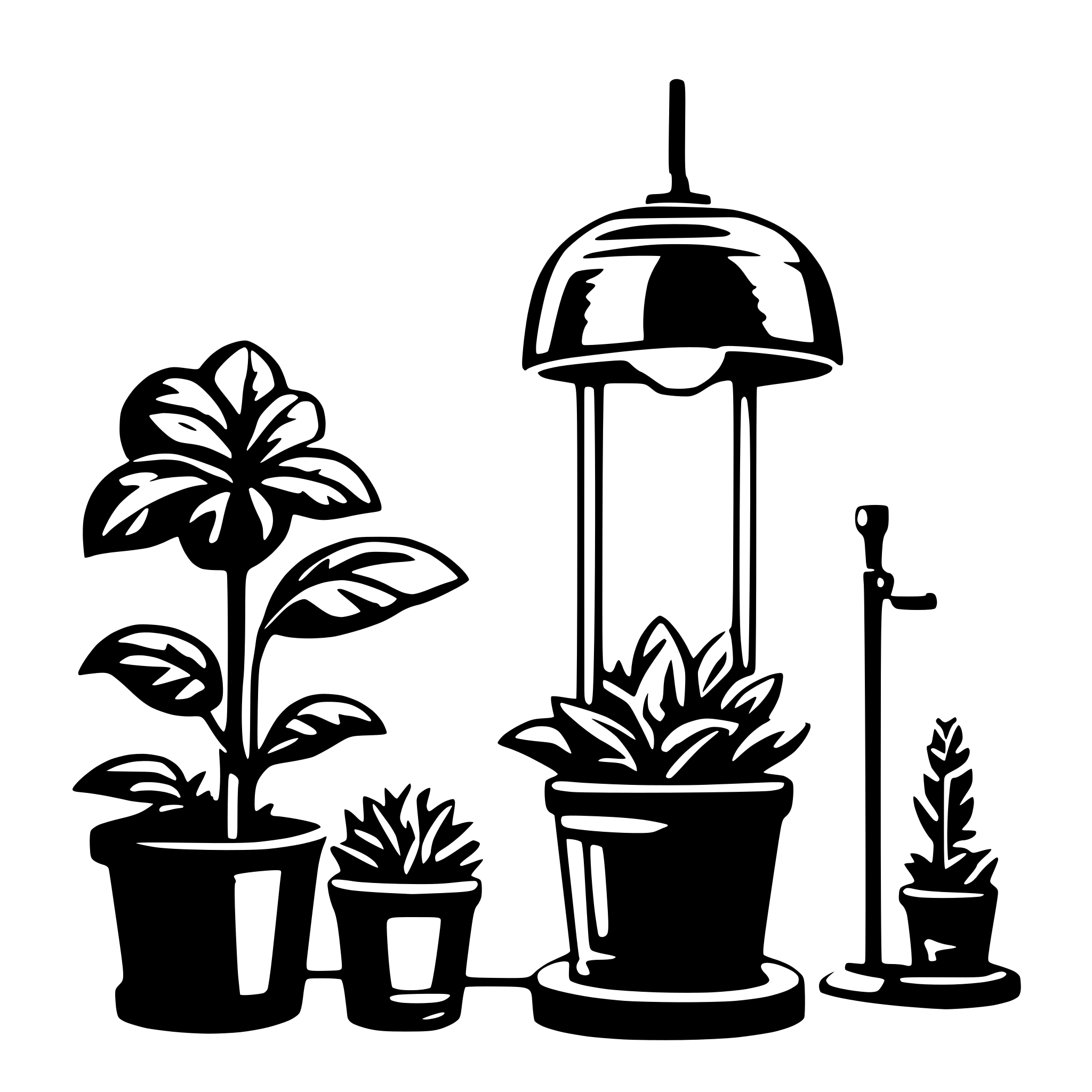AI-generated SVG of 'grow light'