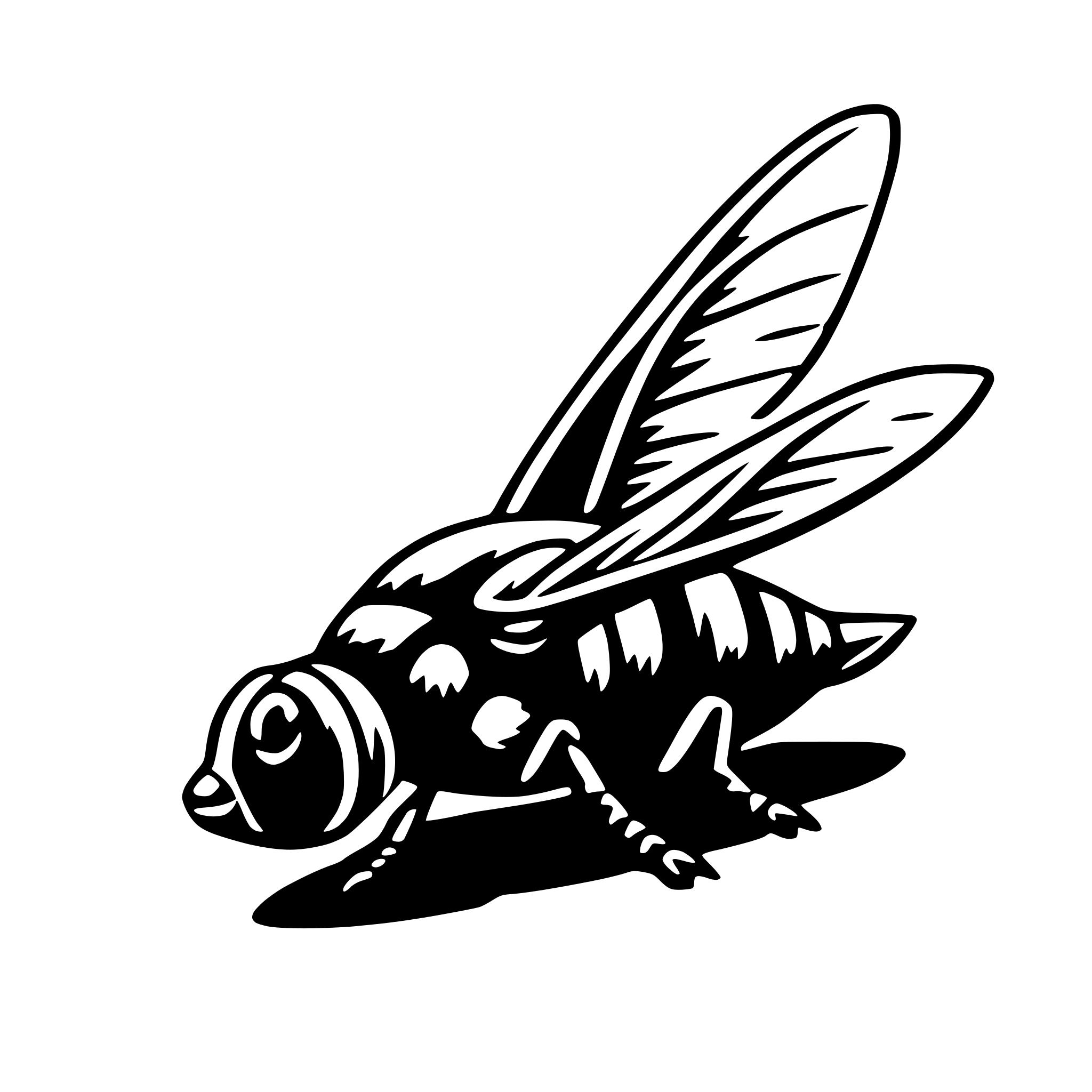 AI-generated SVG of a fly