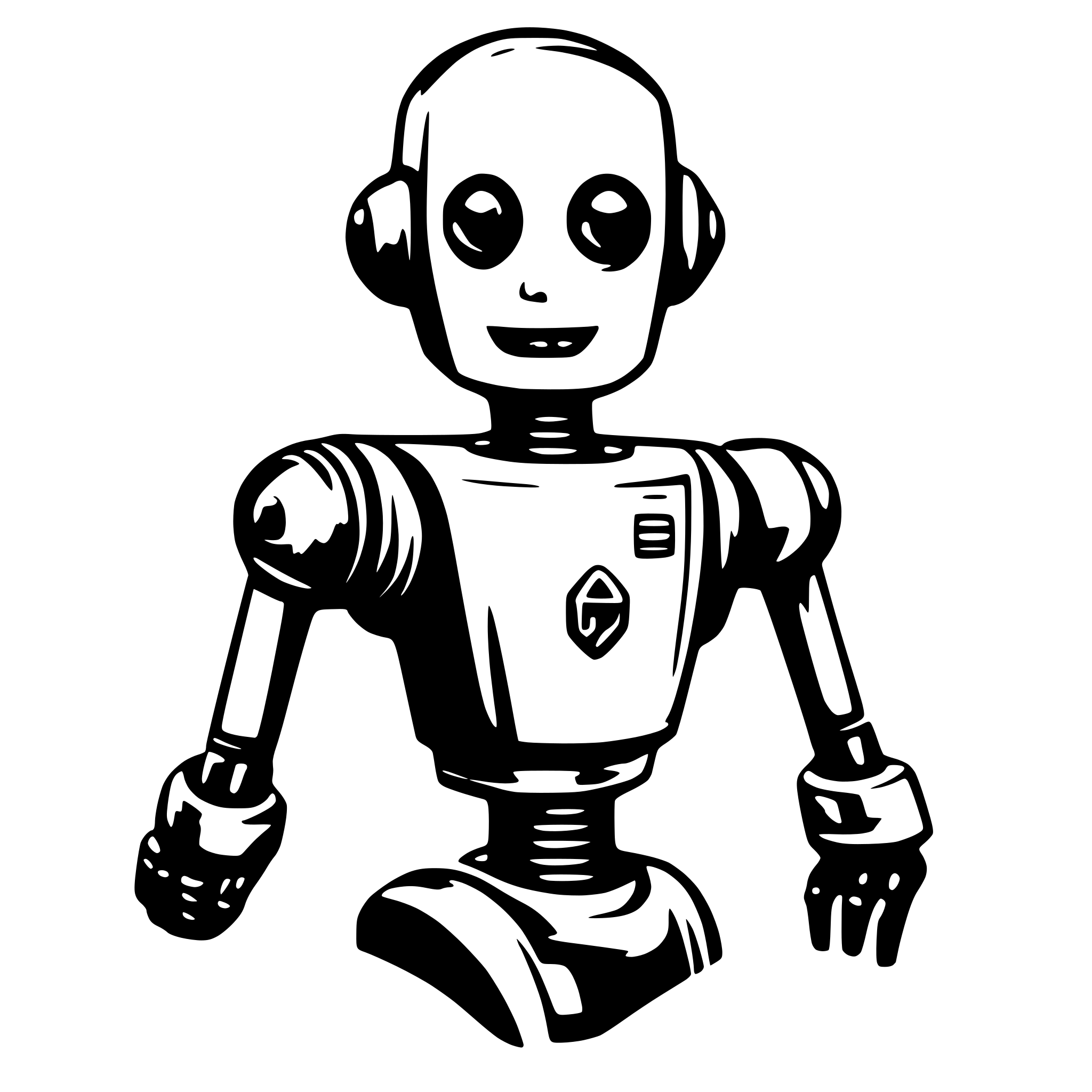 AI-generated SVG of 'robotica'