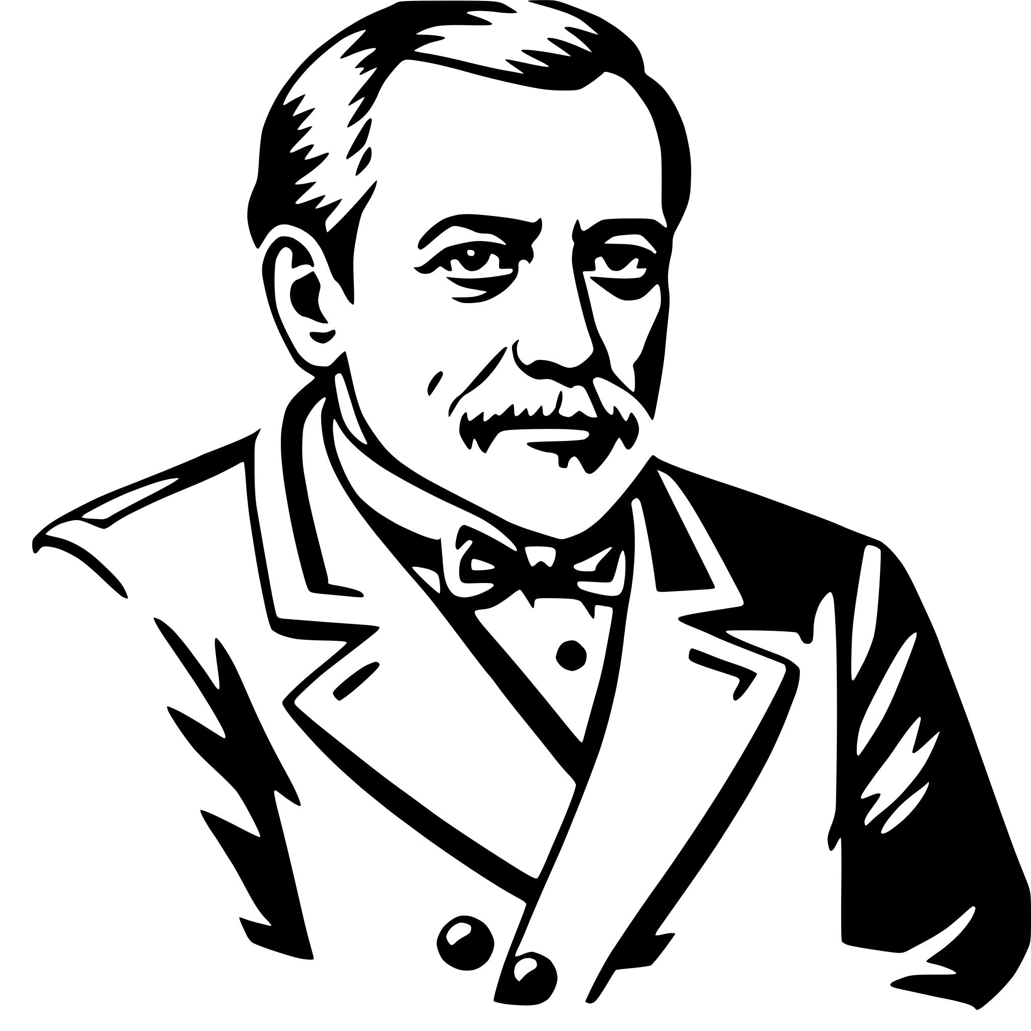 AI-generated SVG of 'louis pasteur'