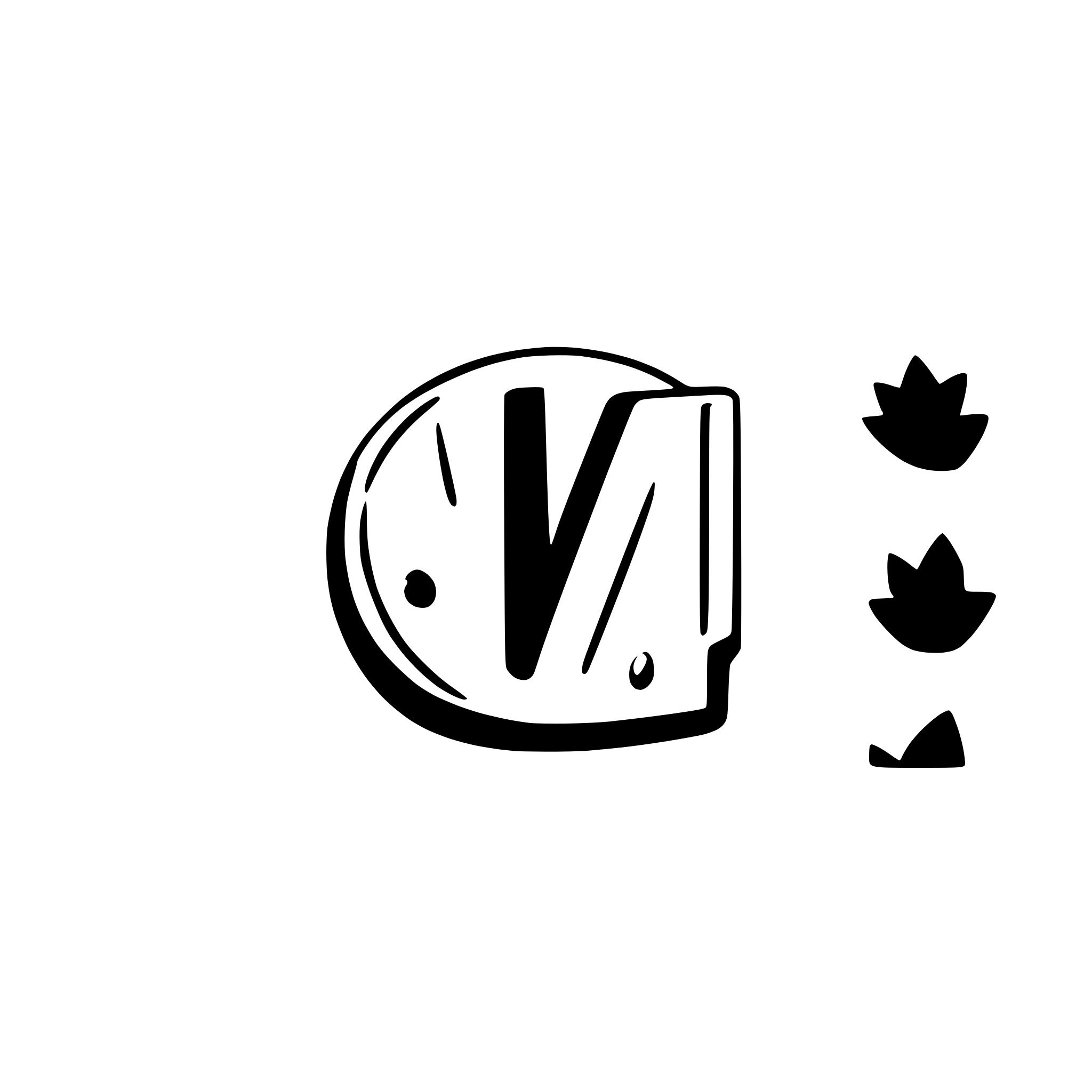 AI-generated SVG of a large letter V