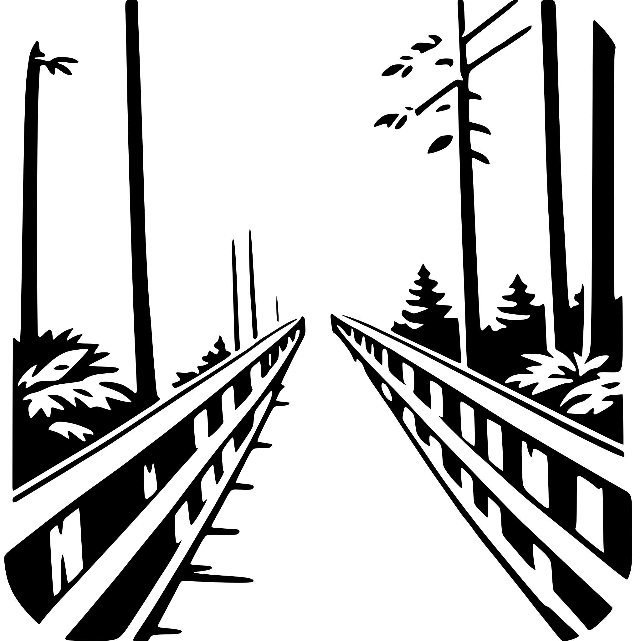 AI-generated SVG of 'forest canopy walk'