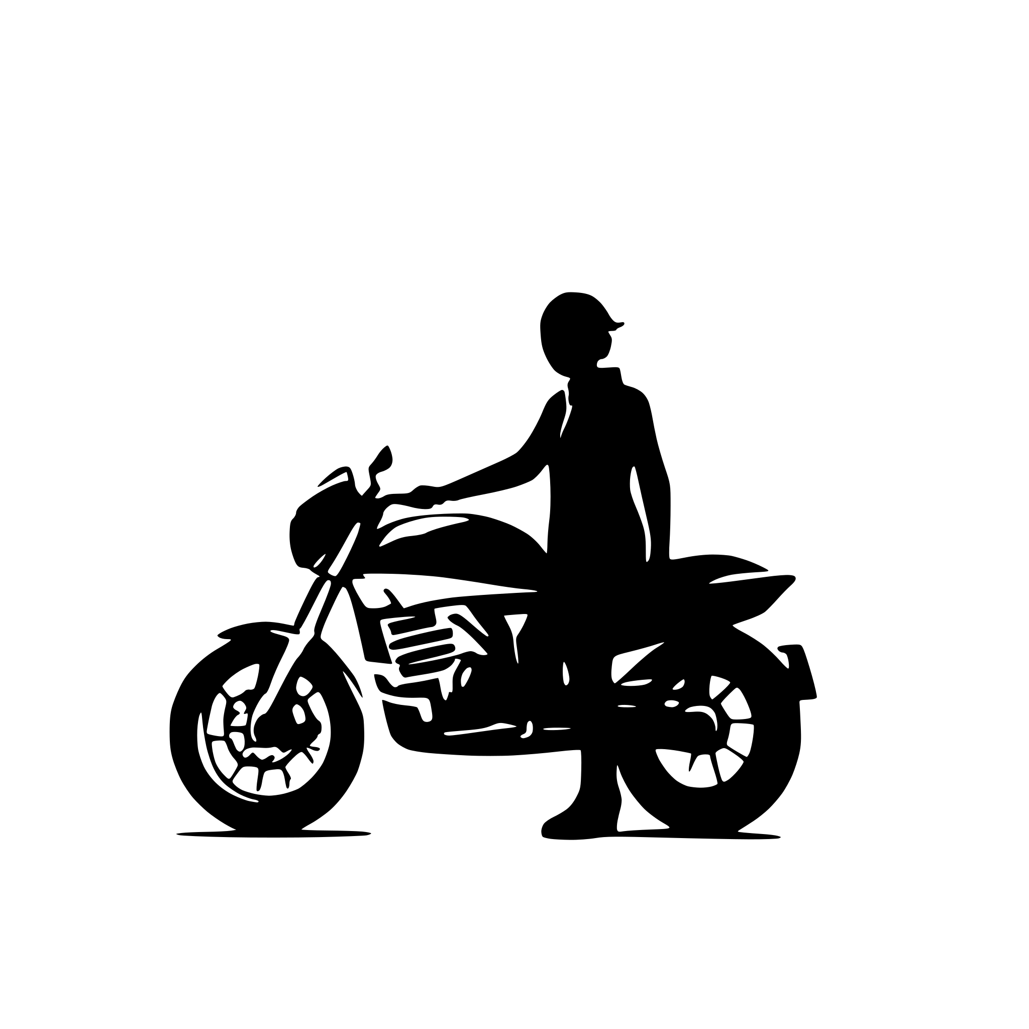 AI-generated SVG of a motorbike