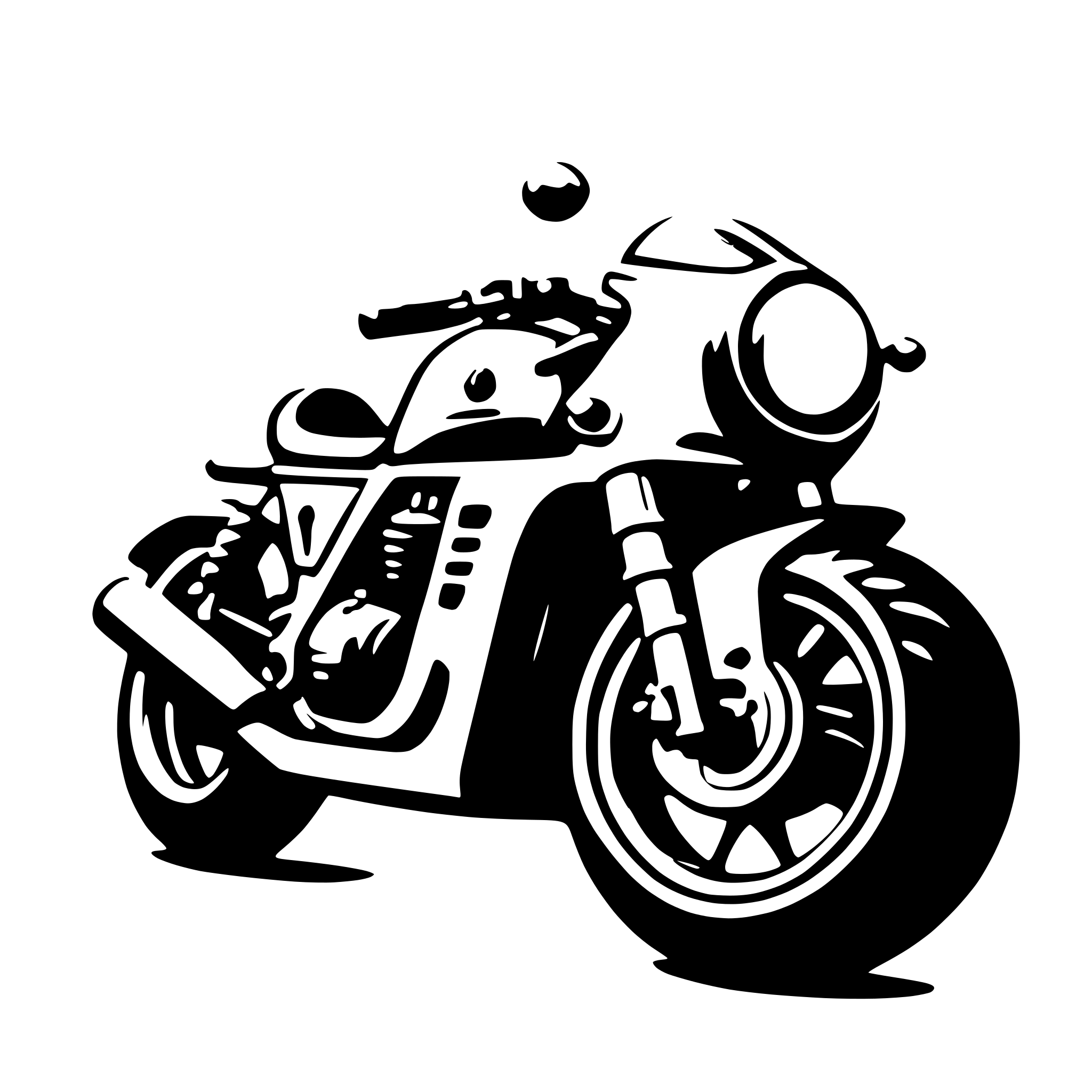 AI-generated SVG of a MOTO PARTS PLUS